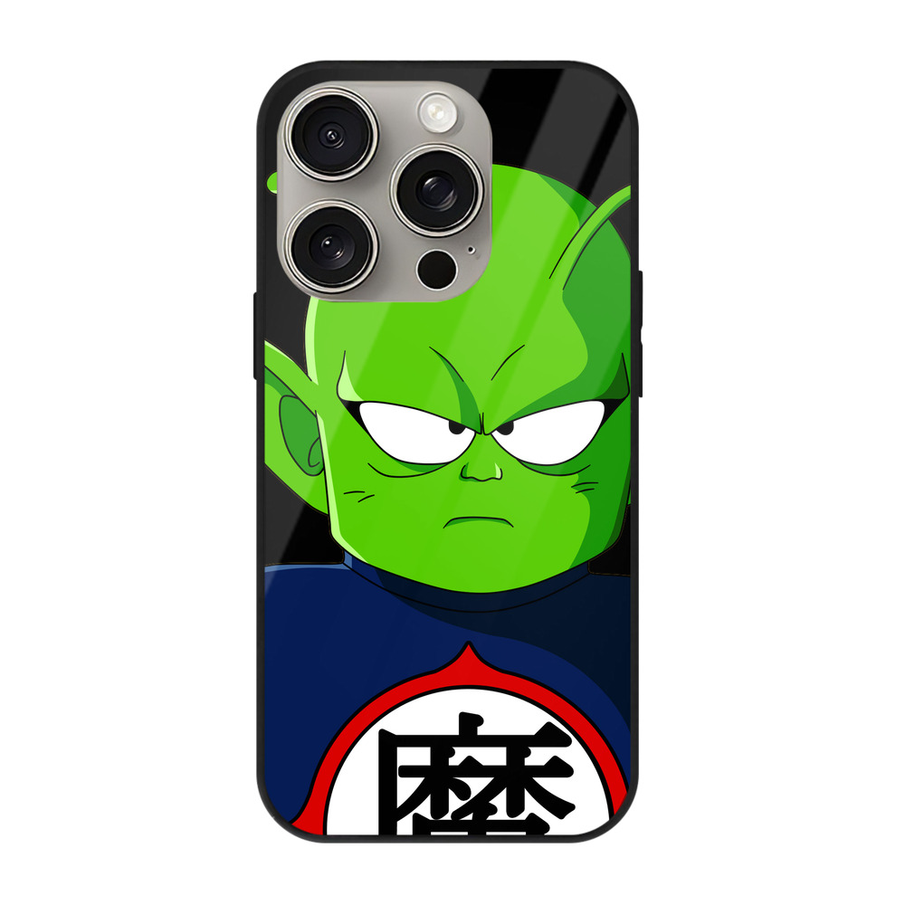 （画像用） ドラゴンボール ピッコロ DRAGON BALL Piccolo 【iPhone15Pro対応】スマホケース 耐衝撃＆黄変防止 背面ガラス