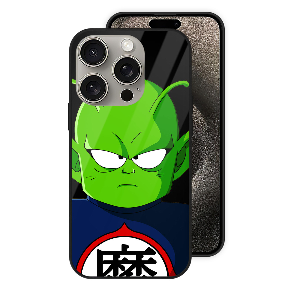（画像用） ドラゴンボール ピッコロ DRAGON BALL Piccolo 【iPhone15Pro対応】スマホケース 耐衝撃＆黄変防止 背面ガラス