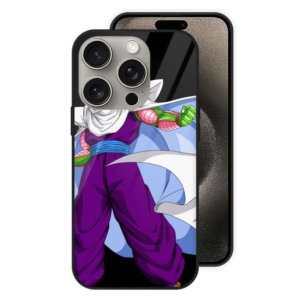 （画像用） ドラゴンボール ピッコロ DRAGON BALL Piccolo 【iPhone15Pro対応】スマホケース 耐衝撃＆黄変防止 背面ガラス