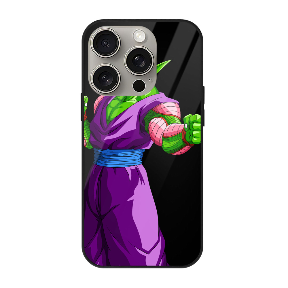 （画像用） ドラゴンボール ピッコロ DRAGON BALL Piccolo 【iPhone15Pro対応】スマホケース 耐衝撃＆黄変防止 背面ガラス