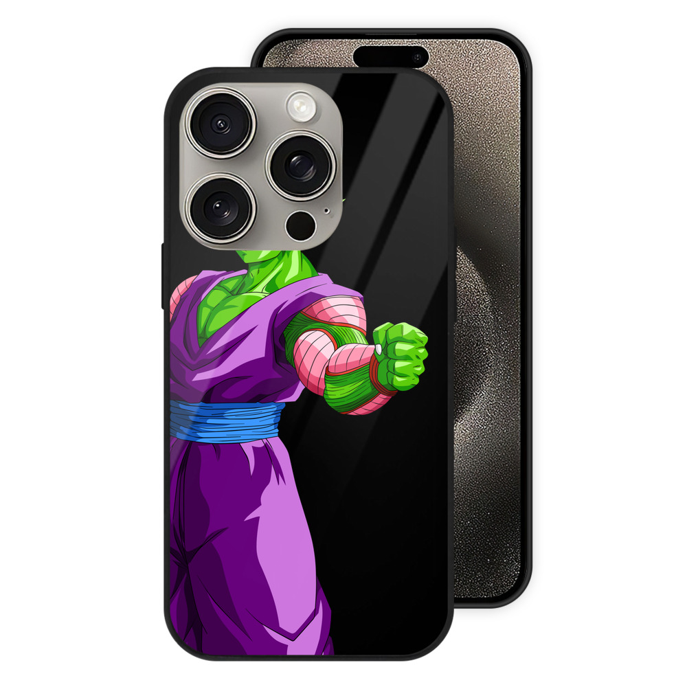 （画像用） ドラゴンボール ピッコロ DRAGON BALL Piccolo 【iPhone15Pro対応】スマホケース 耐衝撃＆黄変防止 背面ガラス