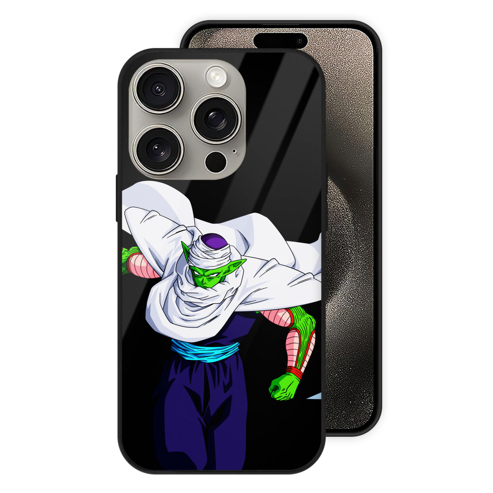 （画像用） ドラゴンボール ピッコロ DRAGON BALL Piccolo 【iPhone15Pro対応】スマホケース 耐衝撃＆黄変防止 背面ガラス
