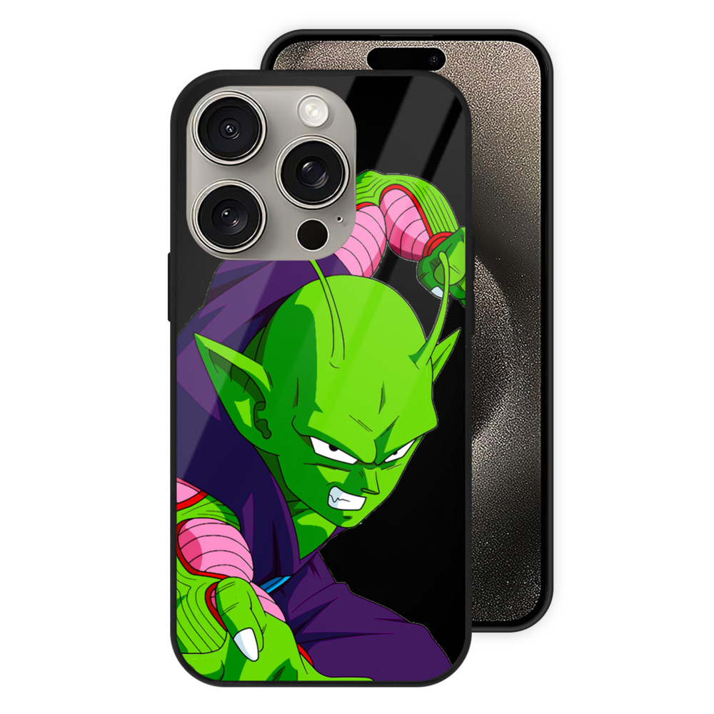 （画像用） ドラゴンボール ピッコロ DRAGON BALL Piccolo 【iPhone15Pro対応】スマホケース 耐衝撃＆黄変防止 背面ガラス