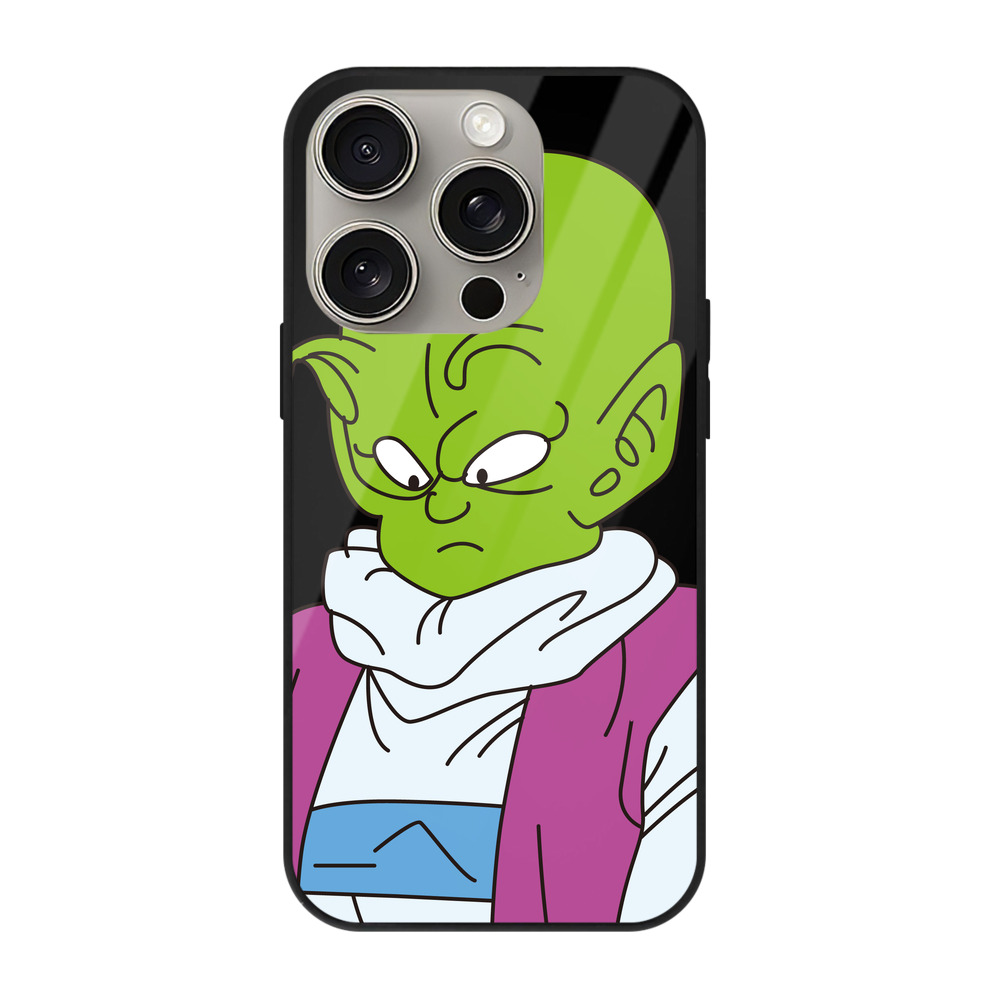 （画像用） ドラゴンボール ピッコロ DRAGON BALL Piccolo 【iPhone15Pro対応】スマホケース 耐衝撃＆黄変防止 背面ガラス