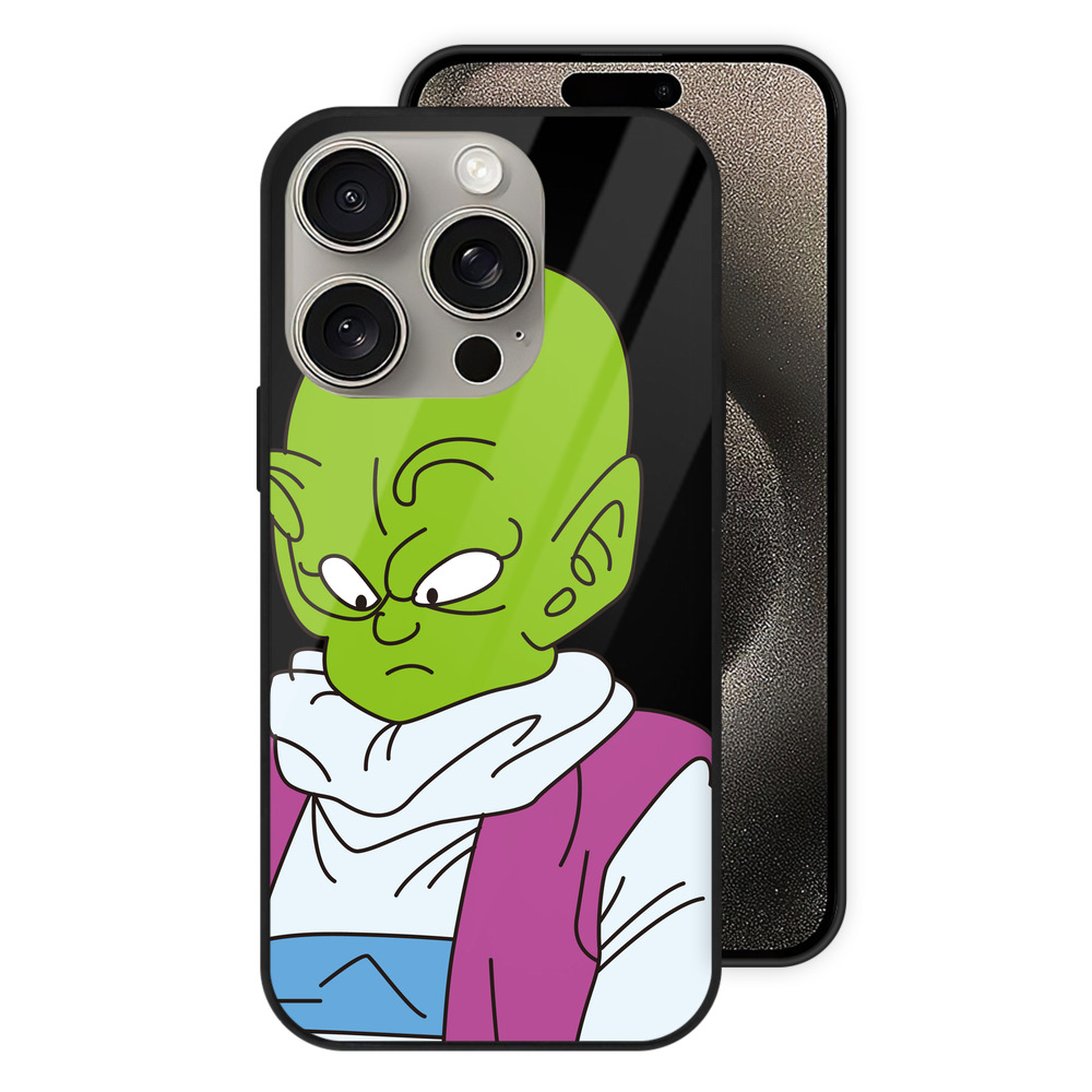 （画像用） ドラゴンボール ピッコロ DRAGON BALL Piccolo 【iPhone15Pro対応】スマホケース 耐衝撃＆黄変防止 背面ガラス