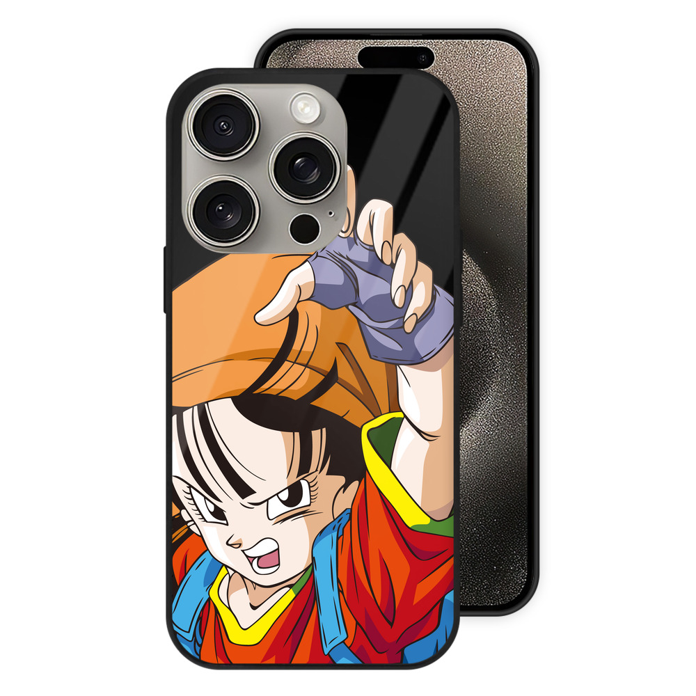 （画像用） ドラゴンボール パン DRAGON BALL Pan 【iPhone15Pro対応】スマホケース 耐衝撃＆黄変防止 背面ガラス
