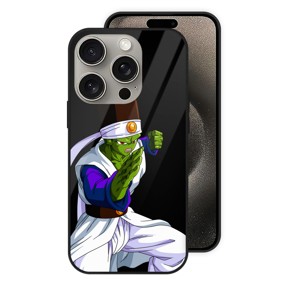 （画像用） ドラゴンボール パイクーハン DRAGON BALL Pikkon 【iPhone15Pro対応】スマホケース 耐衝撃＆黄変防止 背面ガラス