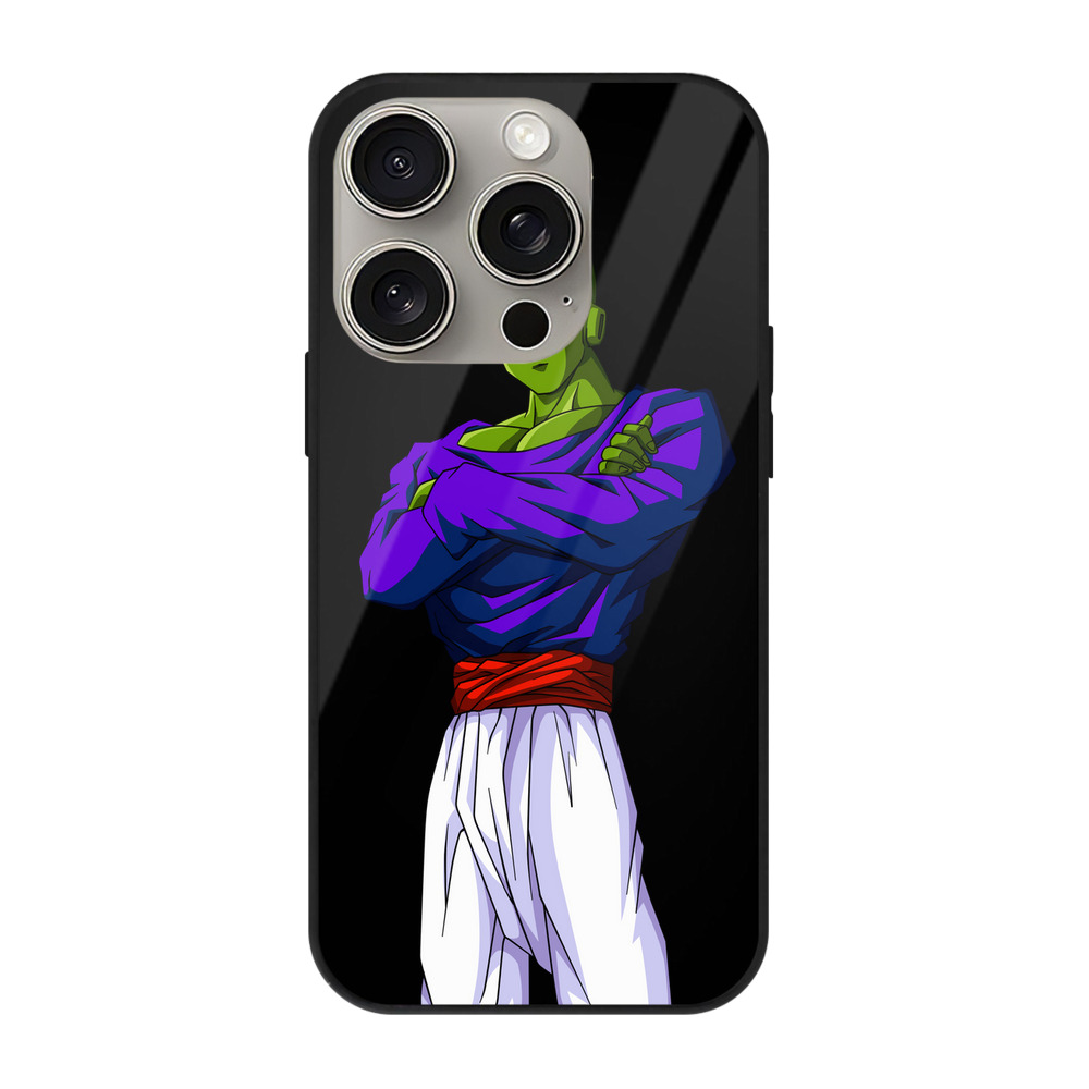 （画像用） ドラゴンボール パイクーハン DRAGON BALL Pikkon 【iPhone15Pro対応】スマホケース 耐衝撃＆黄変防止 背面ガラス