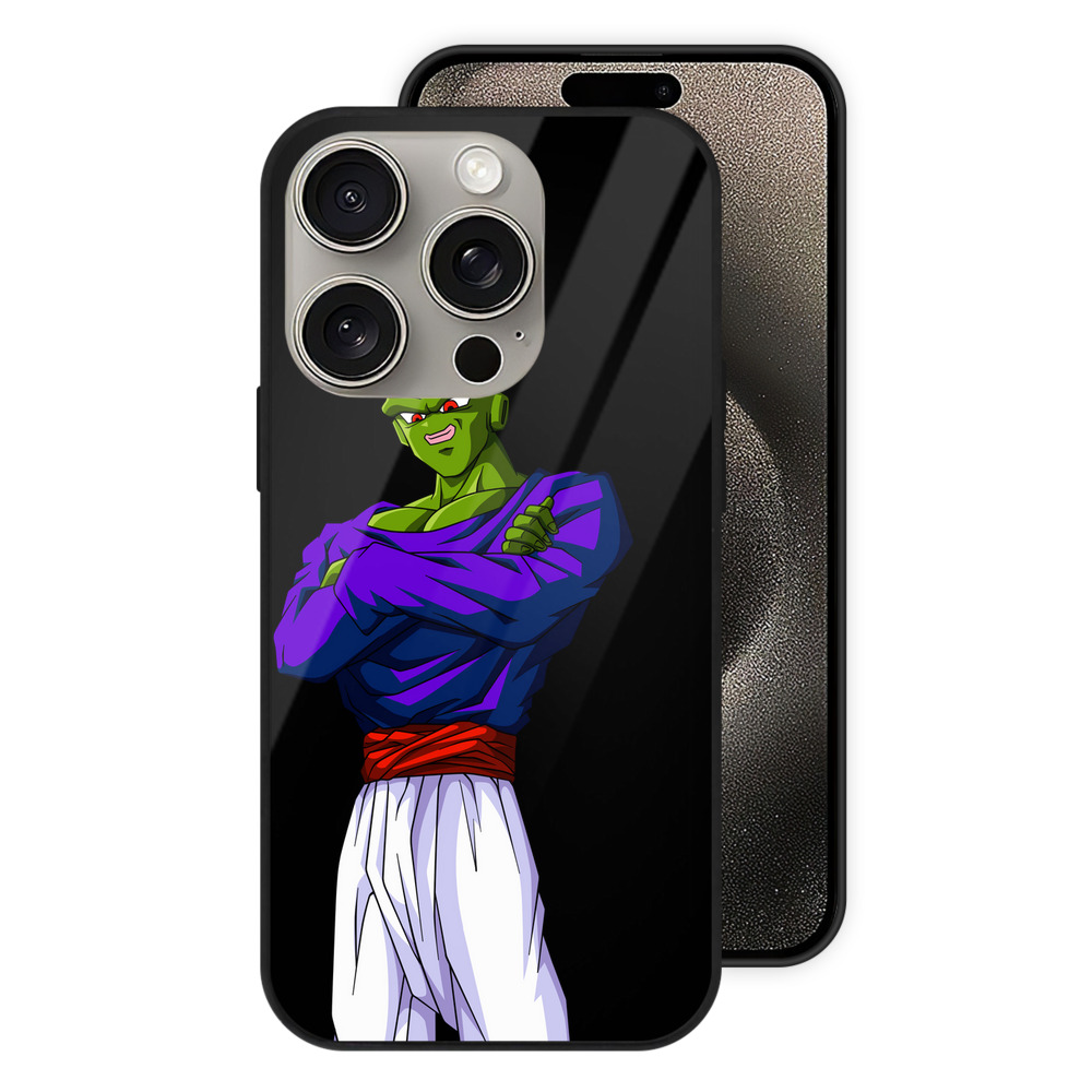 （画像用） ドラゴンボール パイクーハン DRAGON BALL Pikkon 【iPhone15Pro対応】スマホケース 耐衝撃＆黄変防止 背面ガラス