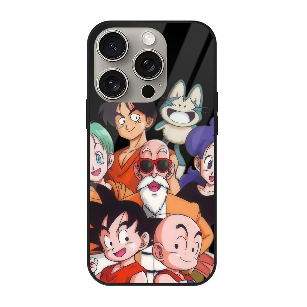 （画像用） ドラゴンボール DRAGON BALL 【iPhone15Pro対応】スマホケース 耐衝撃＆黄変防止 背面ガラス
