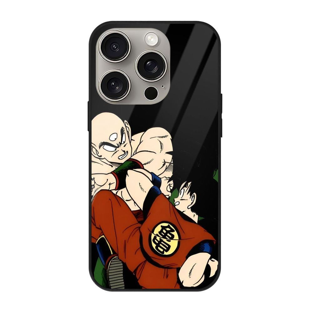 （画像用） ドラゴンボール DRAGON BALL 【iPhone15Pro対応】スマホケース 耐衝撃＆黄変防止 背面ガラス
