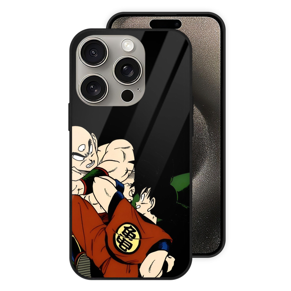 （画像用） ドラゴンボール DRAGON BALL 【iPhone15Pro対応】スマホケース 耐衝撃＆黄変防止 背面ガラス