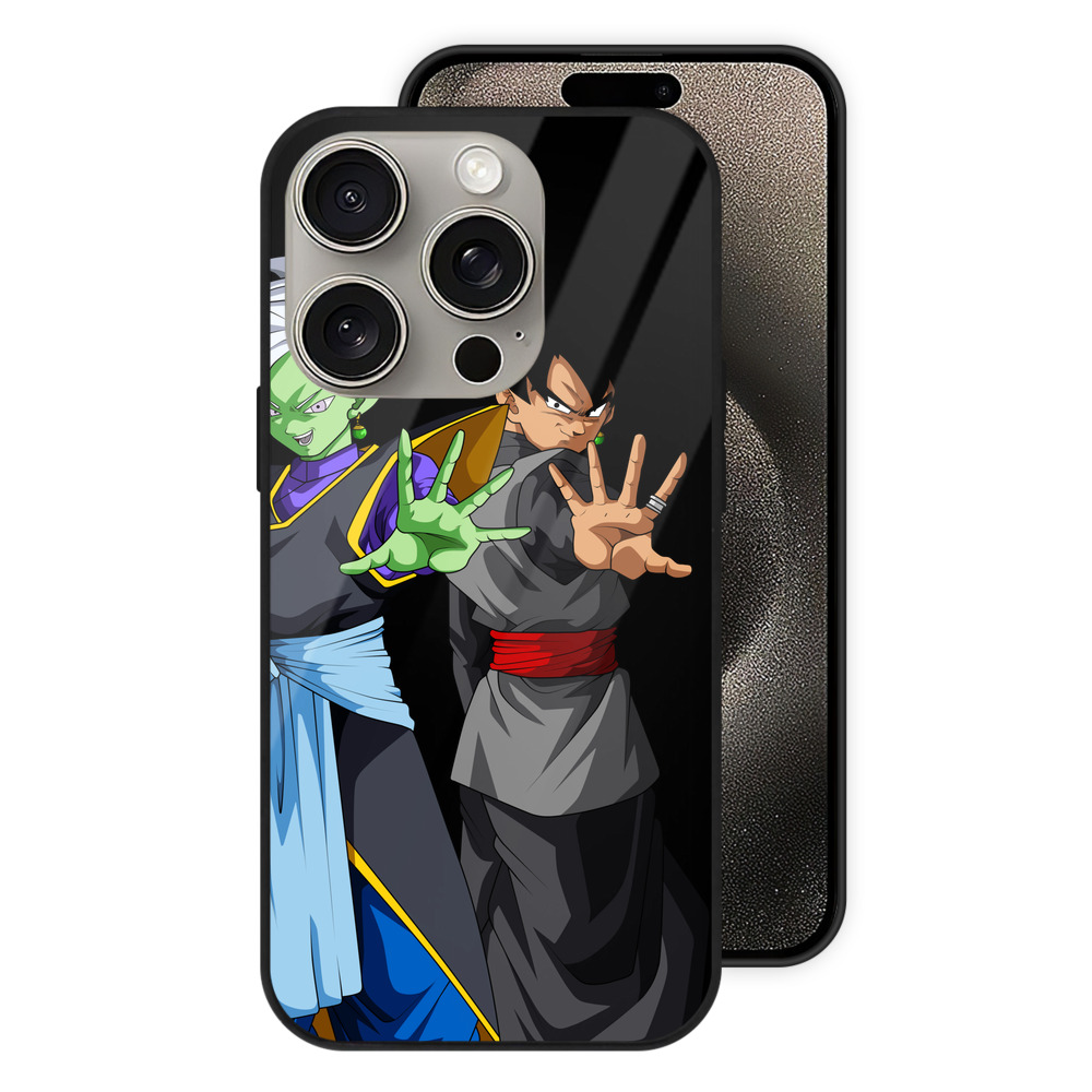 （画像用） ドラゴンボール DRAGON BALL 【iPhone15Pro対応】スマホケース 耐衝撃＆黄変防止 背面ガラス