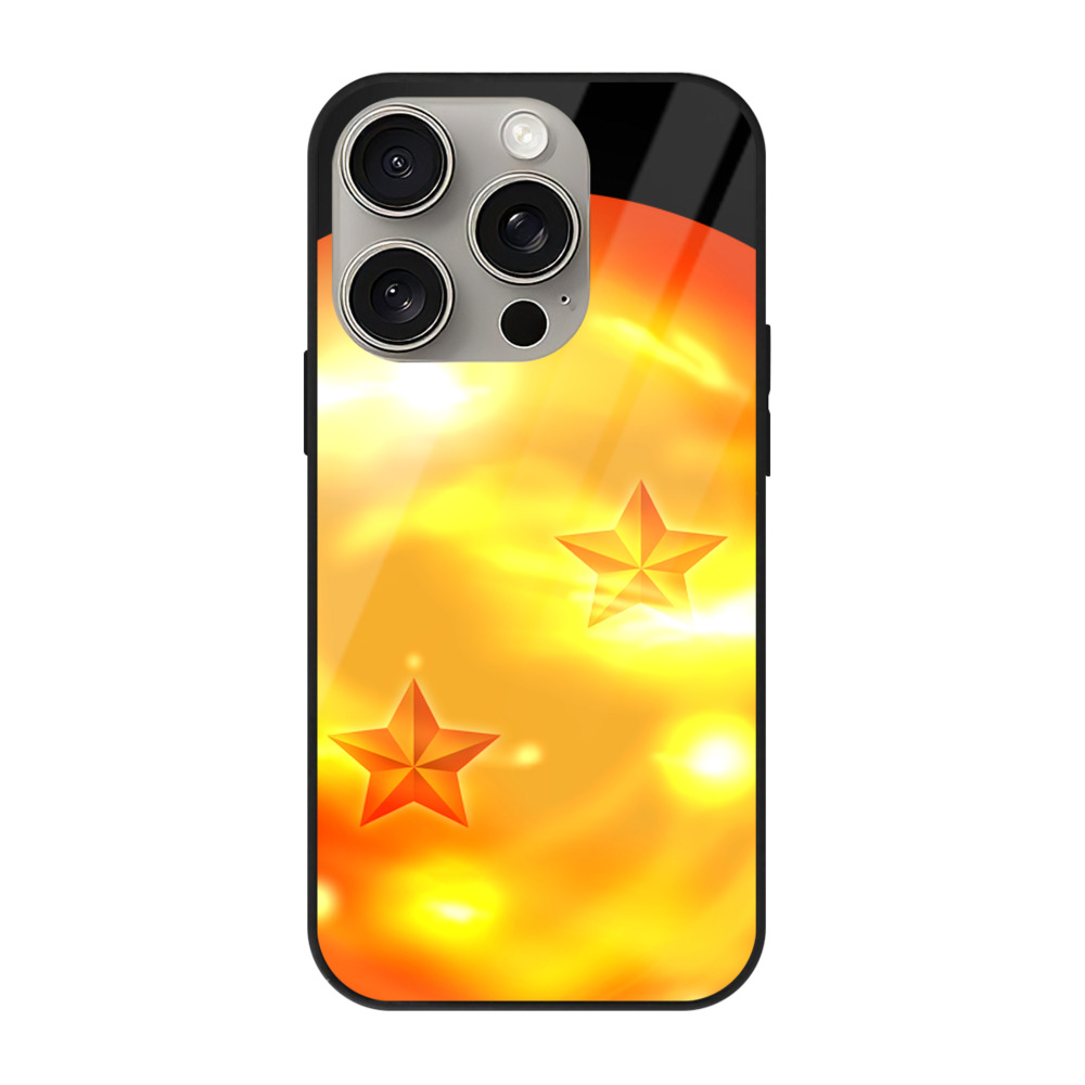 （画像用） ドラゴンボール DRAGON BALL 【iPhone15Pro対応】スマホケース 耐衝撃＆黄変防止 背面ガラス