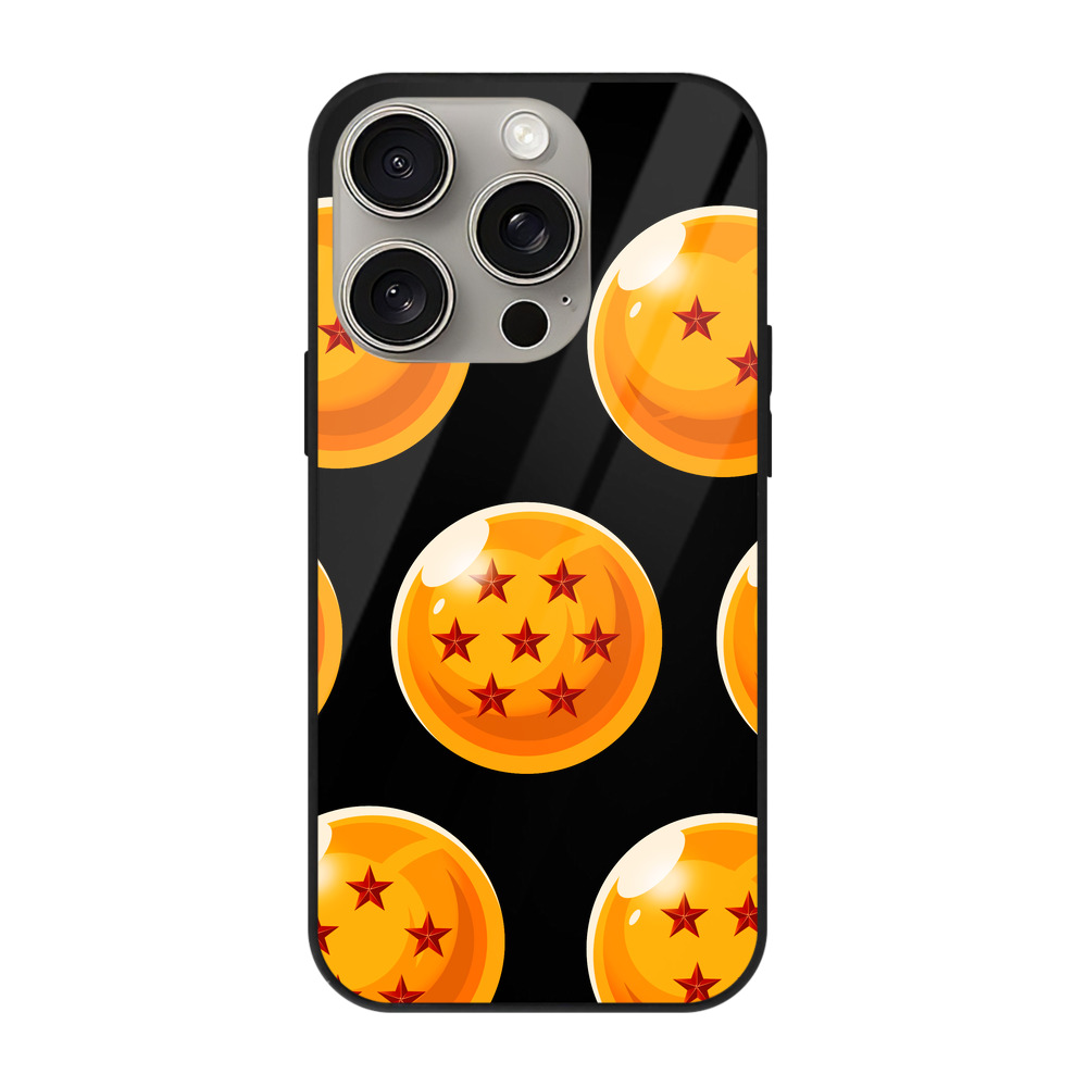 （画像用） ドラゴンボール DRAGON BALL 【iPhone15Pro対応】スマホケース 耐衝撃＆黄変防止 背面ガラス