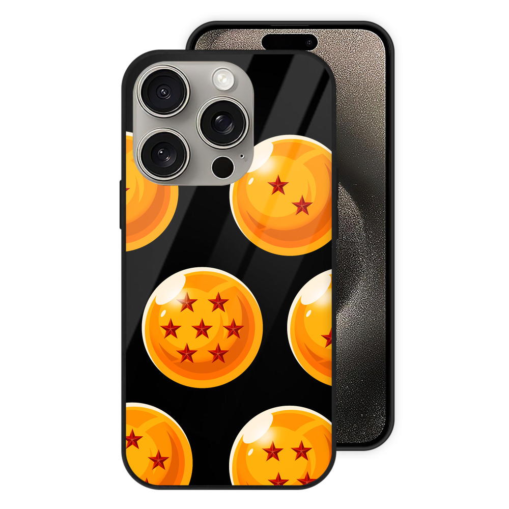 （画像用） ドラゴンボール DRAGON BALL 【iPhone15Pro対応】スマホケース 耐衝撃＆黄変防止 背面ガラス