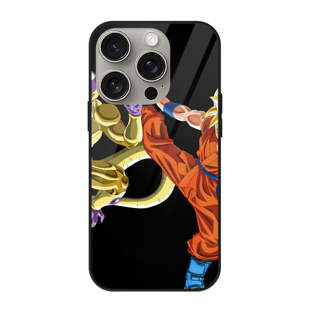 （画像用） ドラゴンボール DRAGON BALL 【iPhone15Pro対応】スマホケース 耐衝撃＆黄変防止 背面ガラス
