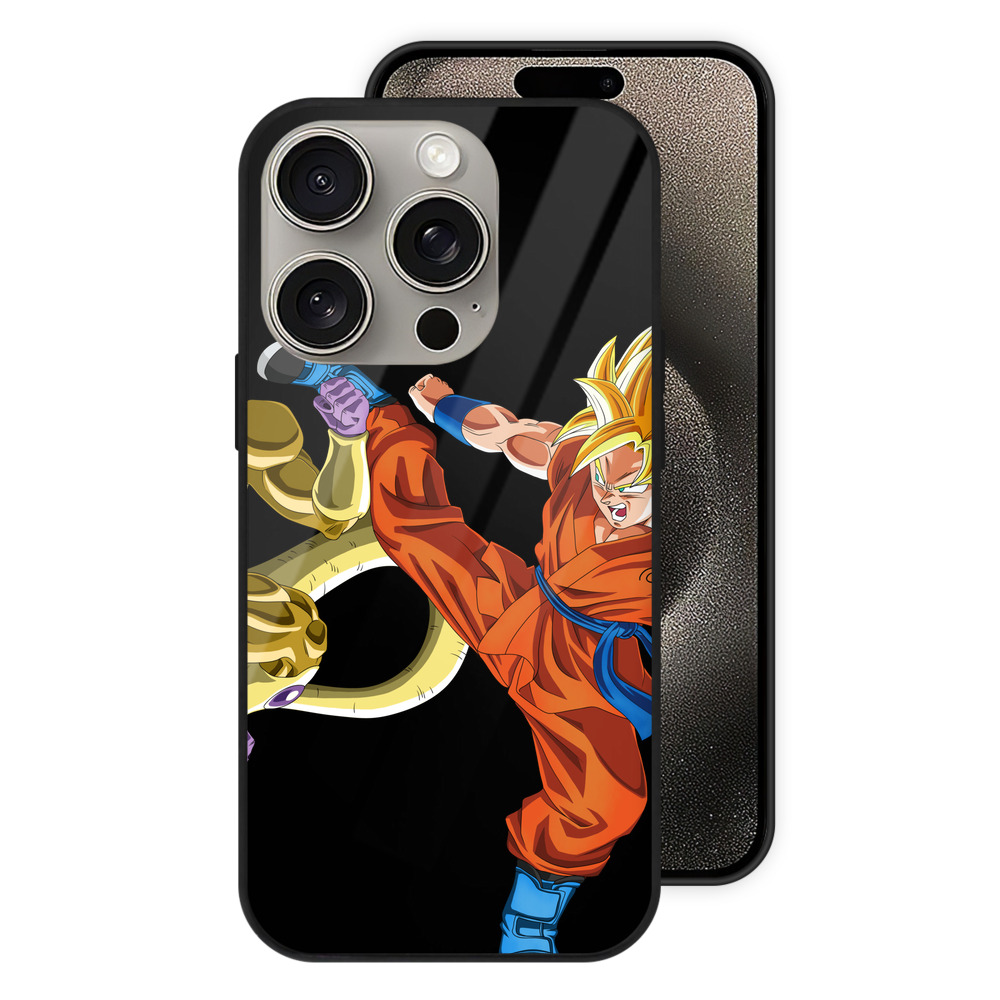 （画像用） ドラゴンボール DRAGON BALL 【iPhone15Pro対応】スマホケース 耐衝撃＆黄変防止 背面ガラス