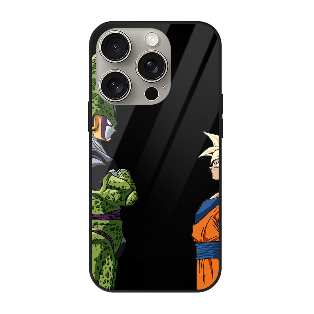 （画像用） ドラゴンボール DRAGON BALL 【iPhone15Pro対応】スマホケース 耐衝撃＆黄変防止 背面ガラス