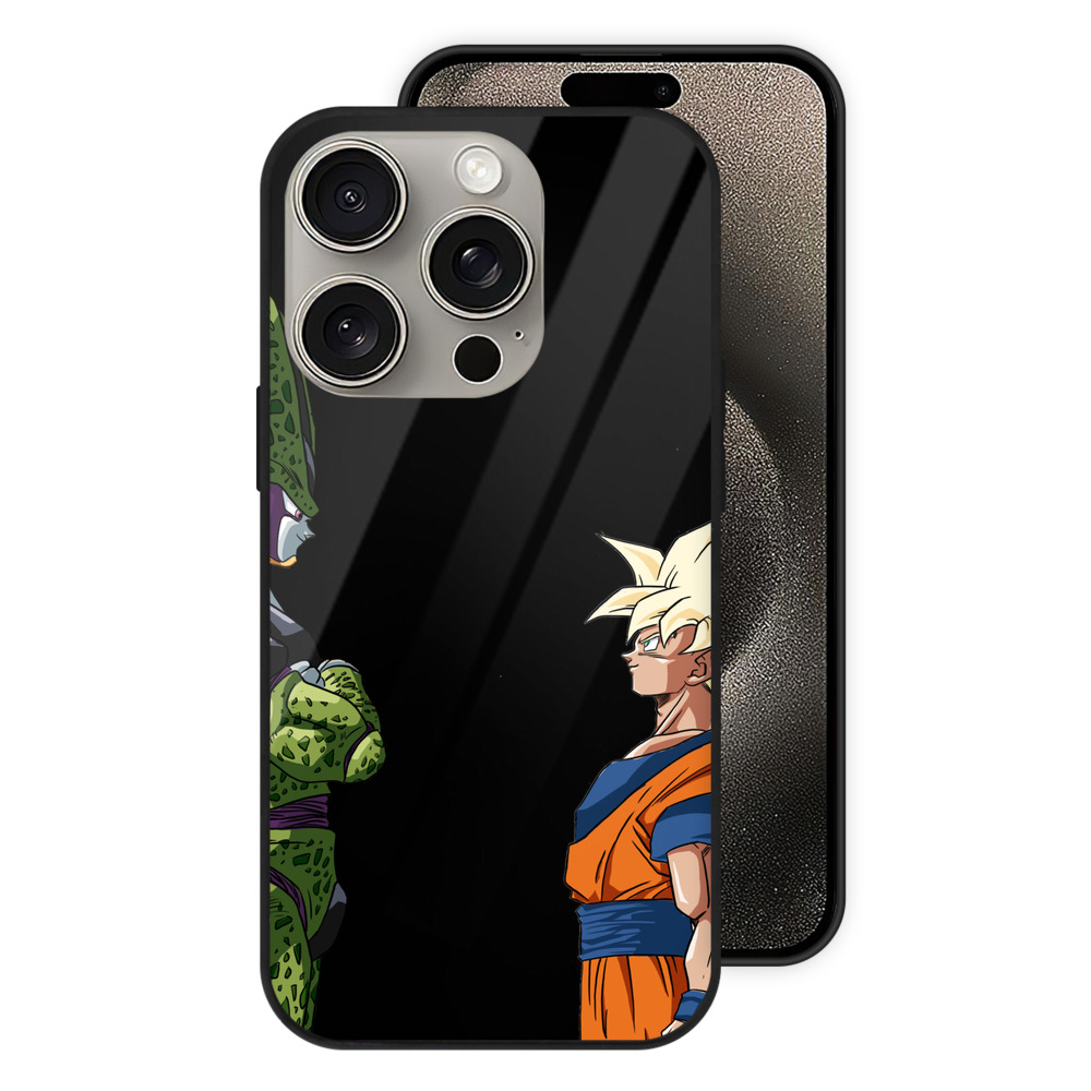 （画像用） ドラゴンボール DRAGON BALL 【iPhone15Pro対応】スマホケース 耐衝撃＆黄変防止 背面ガラス