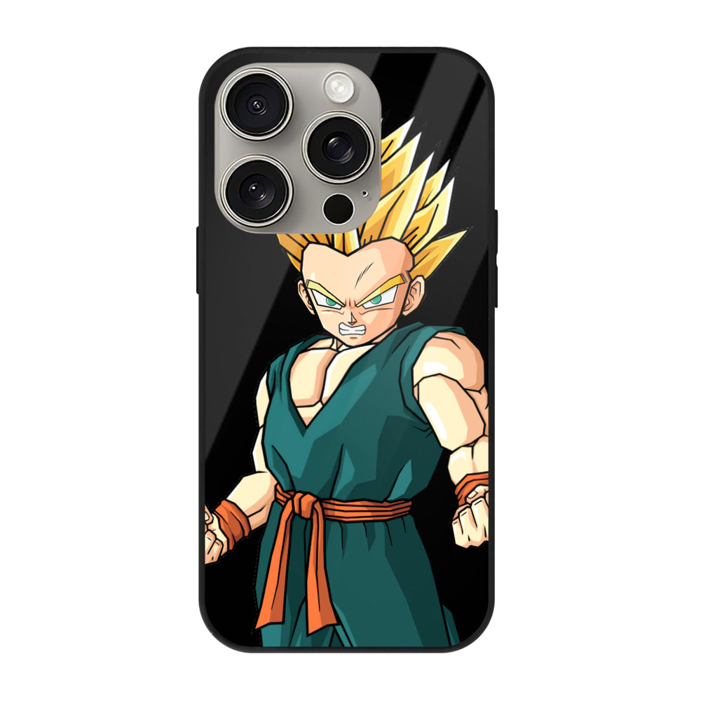 （画像用） ドラゴンボール DRAGON BALL 【iPhone15Pro対応】スマホケース 耐衝撃＆黄変防止 背面ガラス