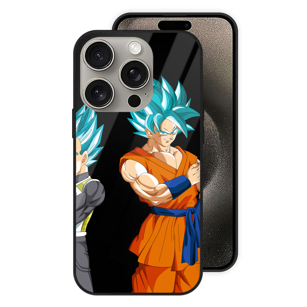 （画像用） ドラゴンボール DRAGON BALL 【iPhone15Pro対応】スマホケース 耐衝撃＆黄変防止 背面ガラス