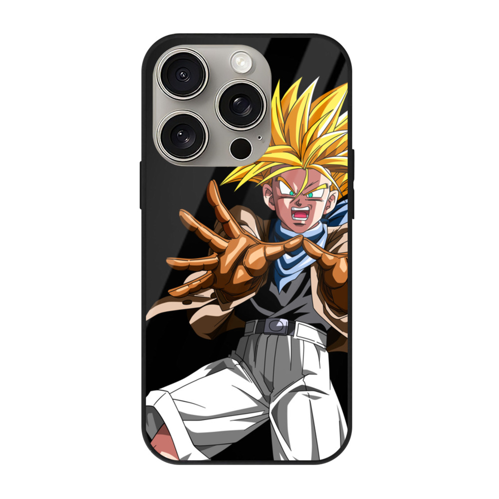 （画像用） ドラゴンボール DRAGON BALL 【iPhone15Pro対応】スマホケース 耐衝撃＆黄変防止 背面ガラス