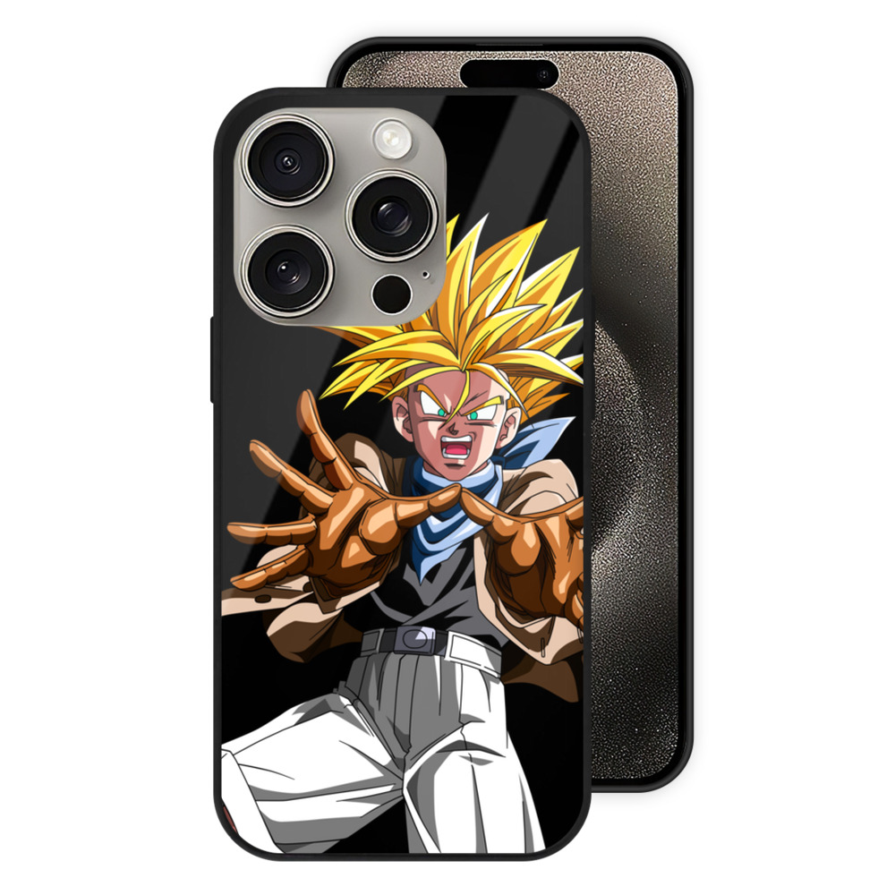 （画像用） ドラゴンボール DRAGON BALL 【iPhone15Pro対応】スマホケース 耐衝撃＆黄変防止 背面ガラス