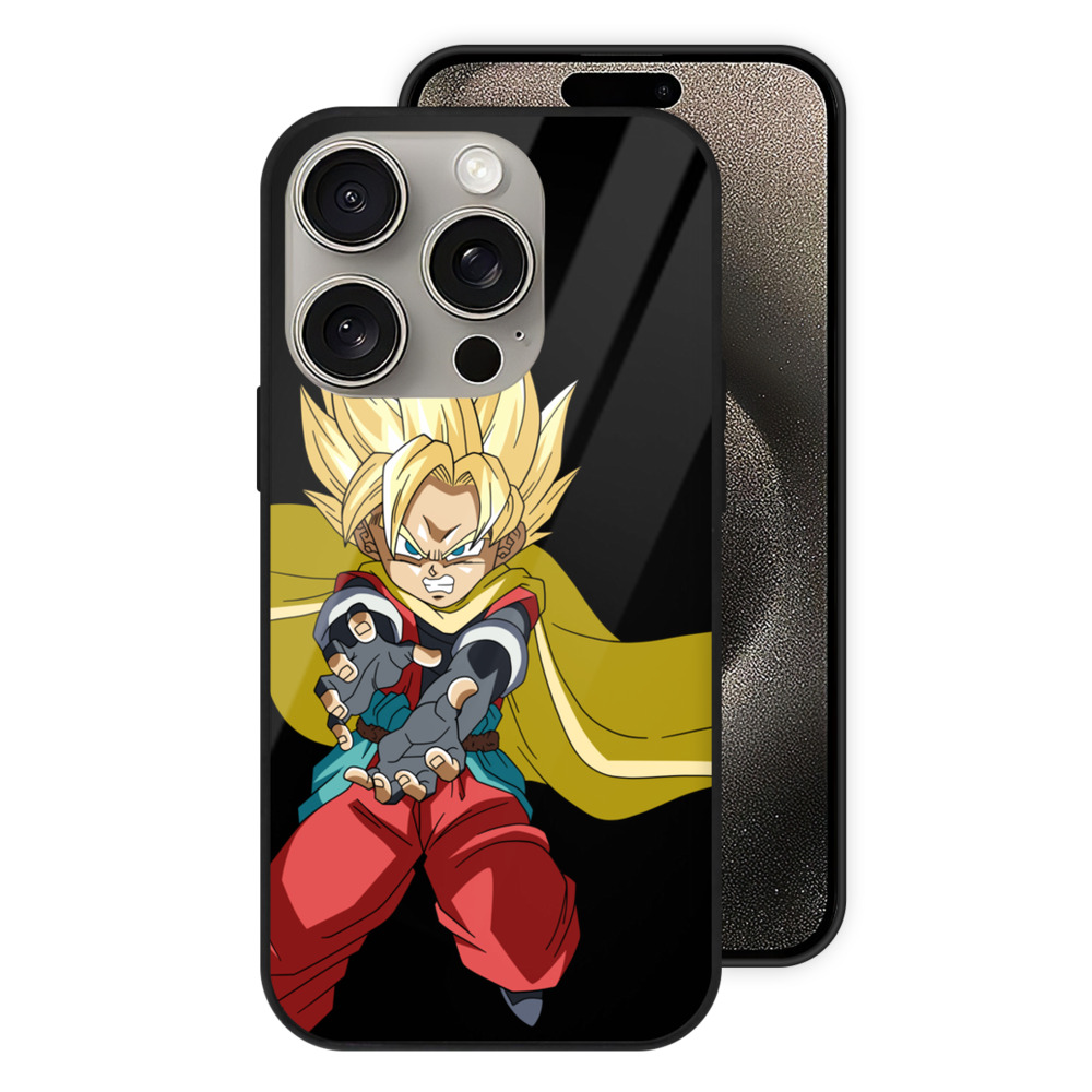 （画像用） ドラゴンボール DRAGON BALL 【iPhone15Pro対応】スマホケース 耐衝撃＆黄変防止 背面ガラス