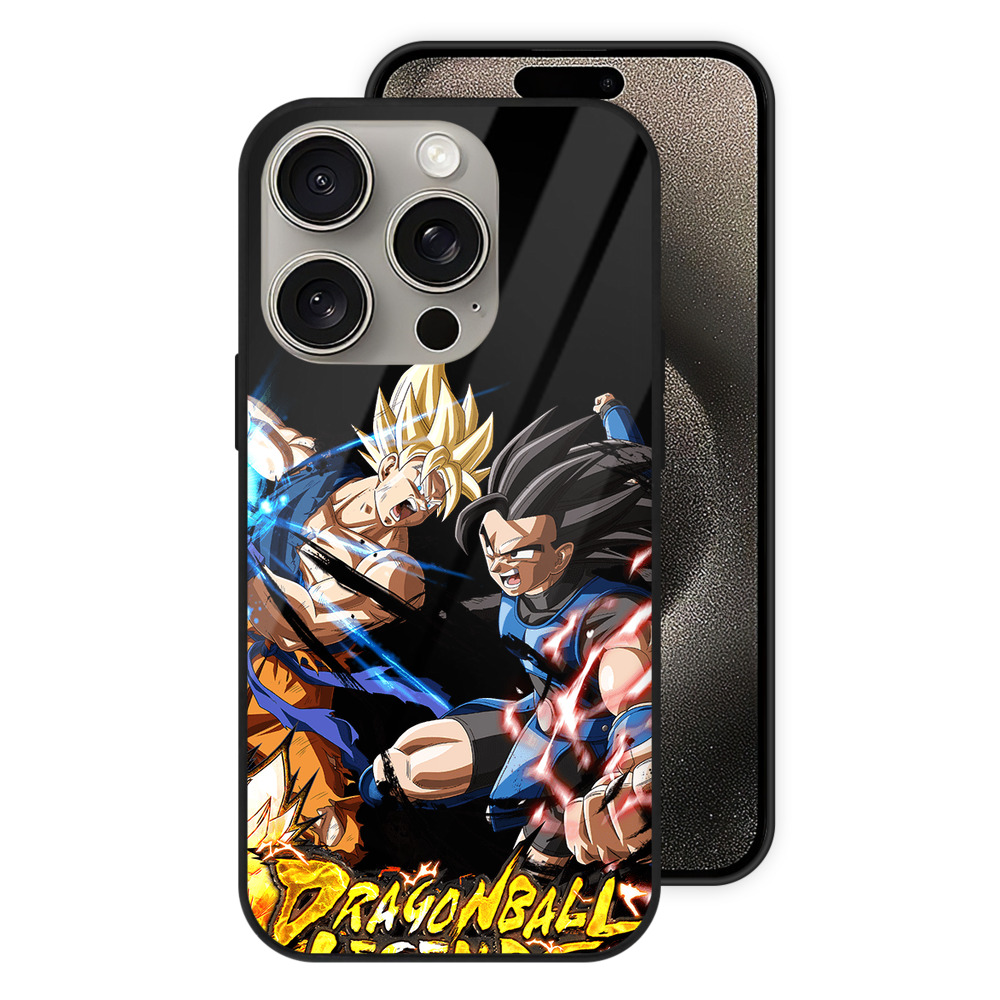 （画像用） ドラゴンボール DRAGON BALL 【iPhone15Pro対応】スマホケース 耐衝撃＆黄変防止 背面ガラス
