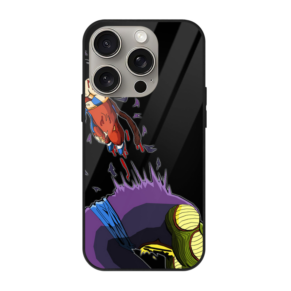 （画像用） ドラゴンボール DRAGON BALL 【iPhone15Pro対応】スマホケース 耐衝撃＆黄変防止 背面ガラス