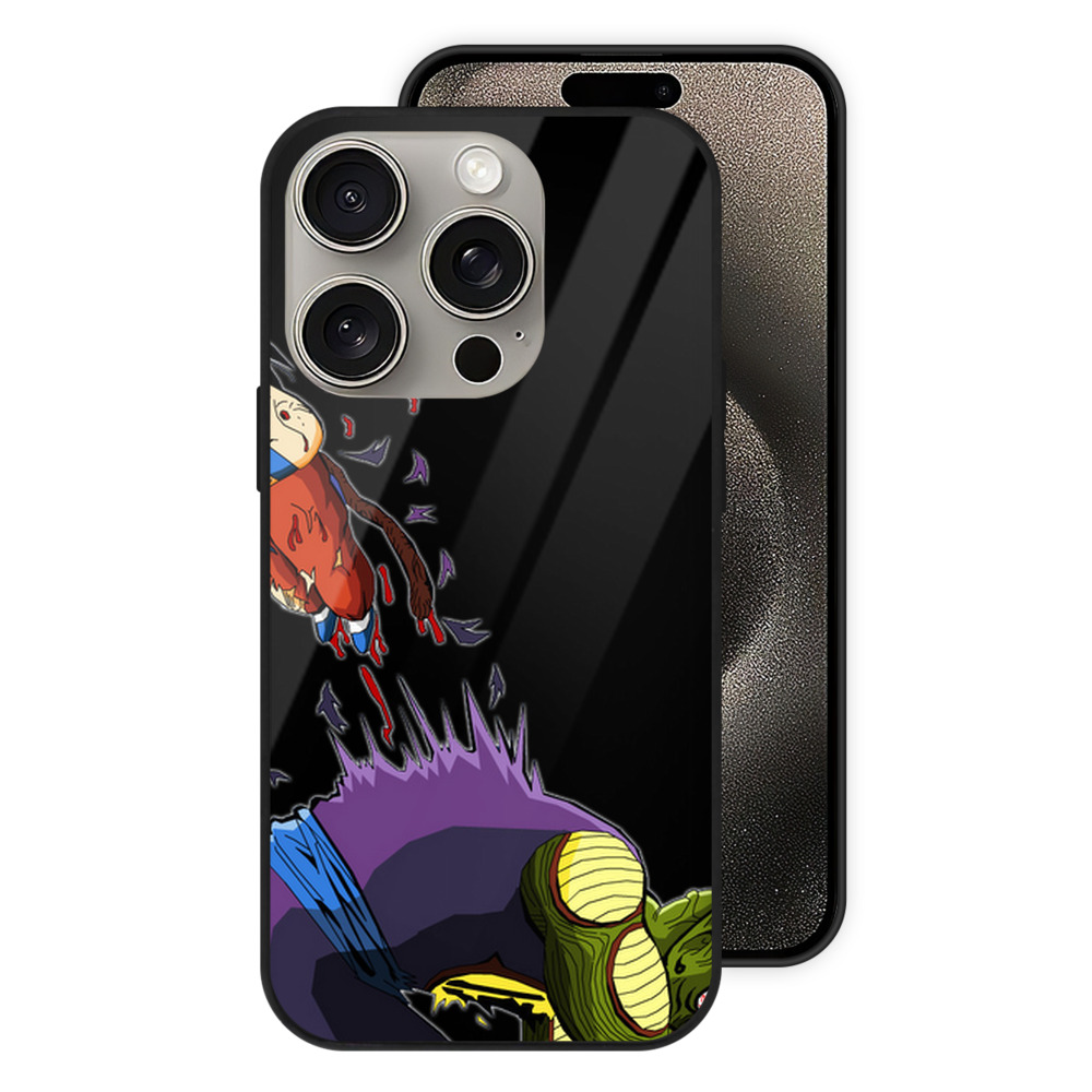 （画像用） ドラゴンボール DRAGON BALL 【iPhone15Pro対応】スマホケース 耐衝撃＆黄変防止 背面ガラス
