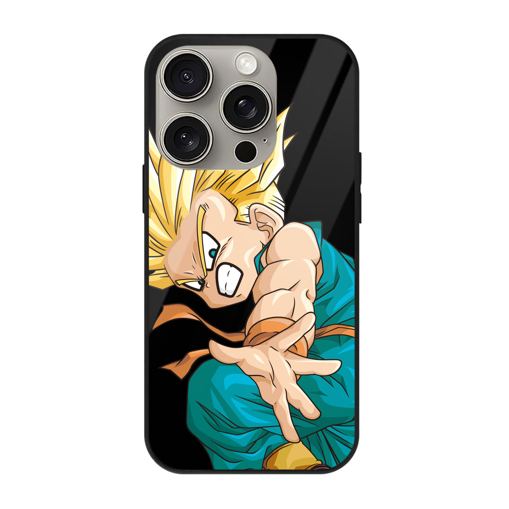 （画像用） ドラゴンボール DRAGON BALL 【iPhone15Pro対応】スマホケース 耐衝撃＆黄変防止 背面ガラス