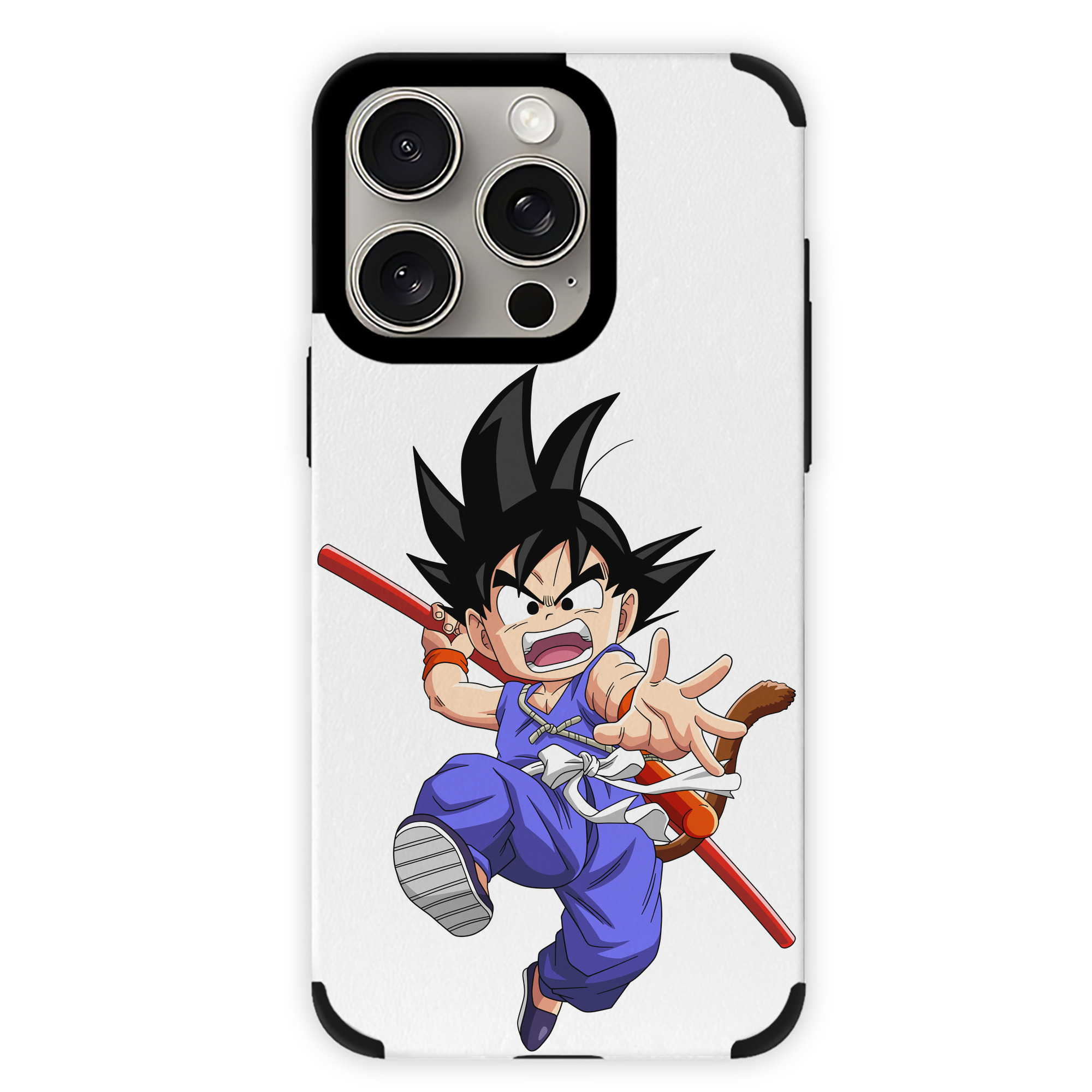 （画像用） ドラゴンボール 孫悟空（そん ごくう）Son Goku カカロット DRAGON BALL Kakarotto 【iPhone15ProMax対応】 PUレザー スマホケース 耐衝撃＆黄変防止