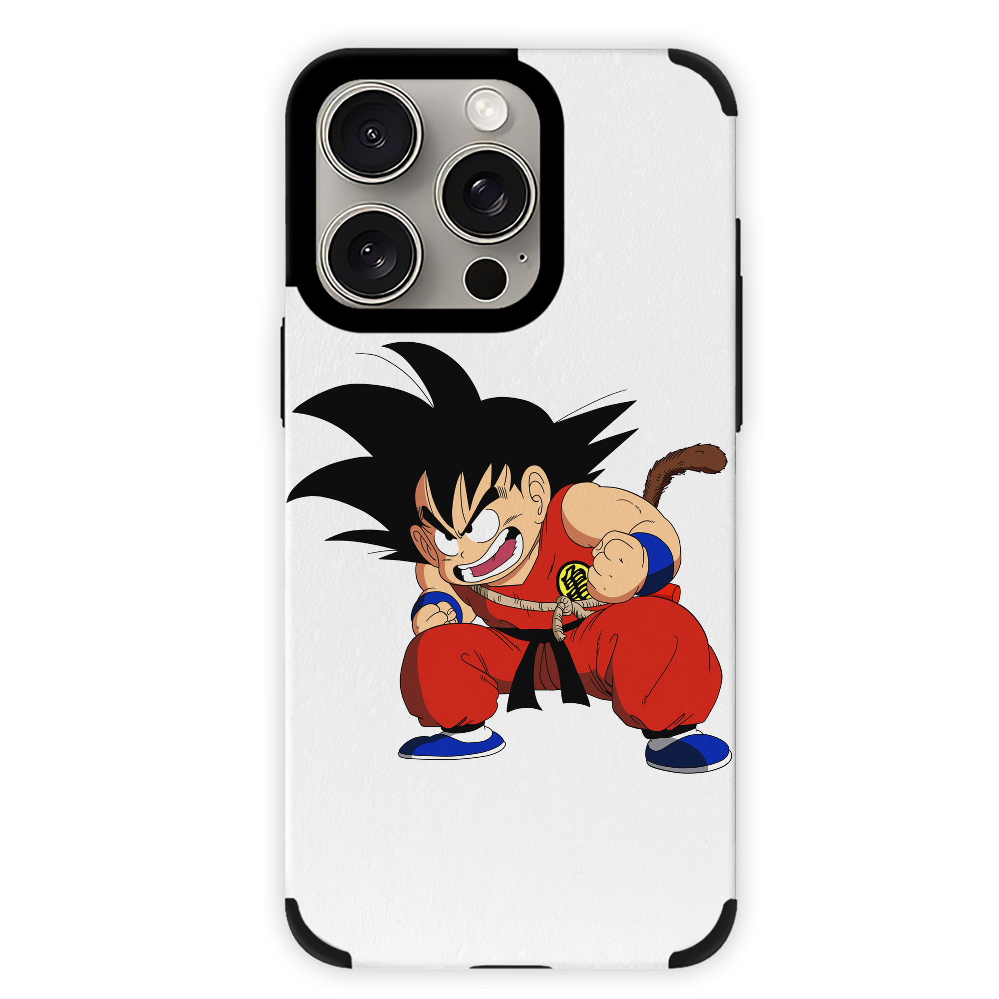 （画像用） ドラゴンボール 孫悟空（そん ごくう）Son Goku カカロット DRAGON BALL Kakarotto 【iPhone15ProMax対応】 PUレザー スマホケース 耐衝撃＆黄変防止