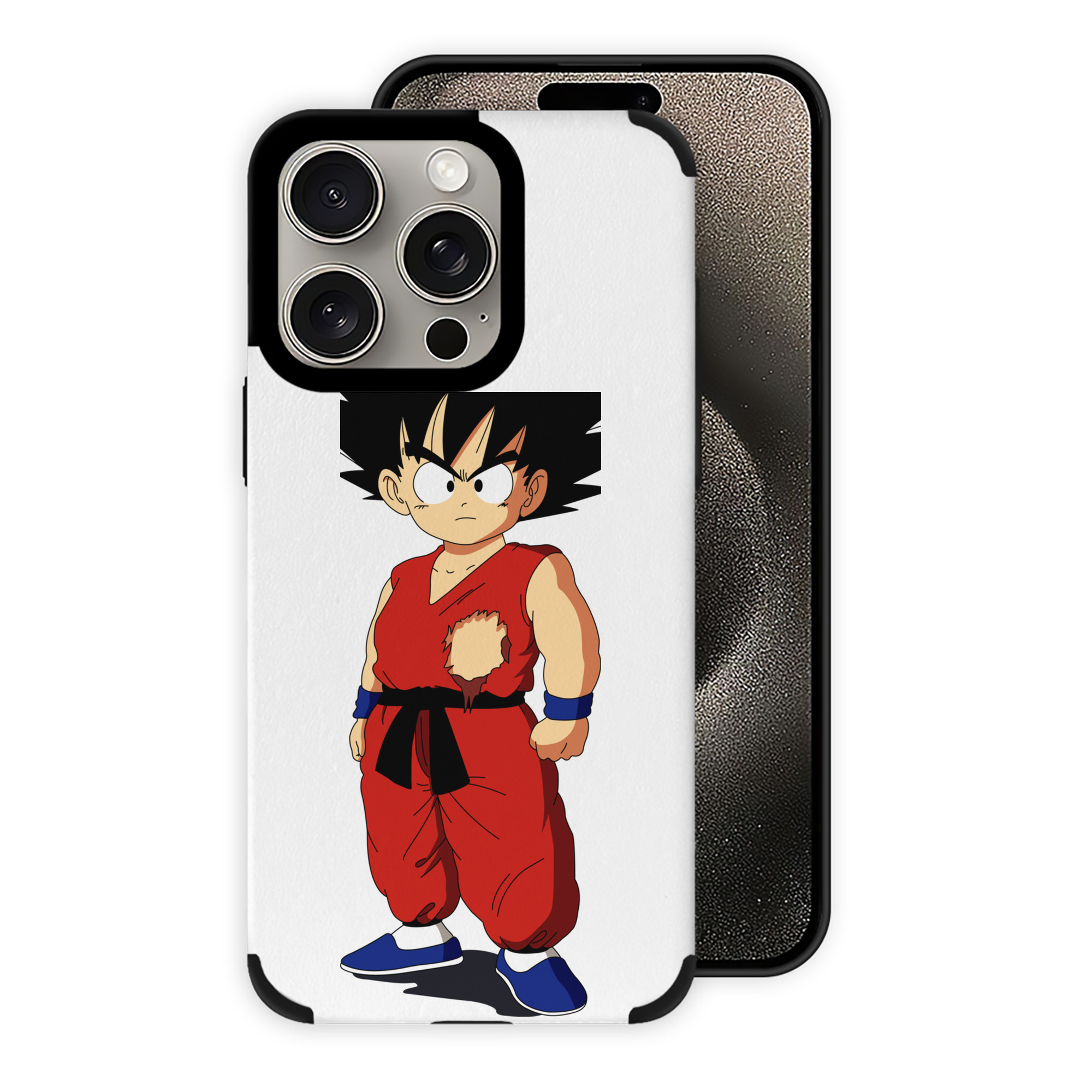 （画像用） ドラゴンボール 孫悟空（そん ごくう）Son Goku カカロット DRAGON BALL Kakarotto 【iPhone15ProMax対応】 PUレザー スマホケース 耐衝撃＆黄変防止