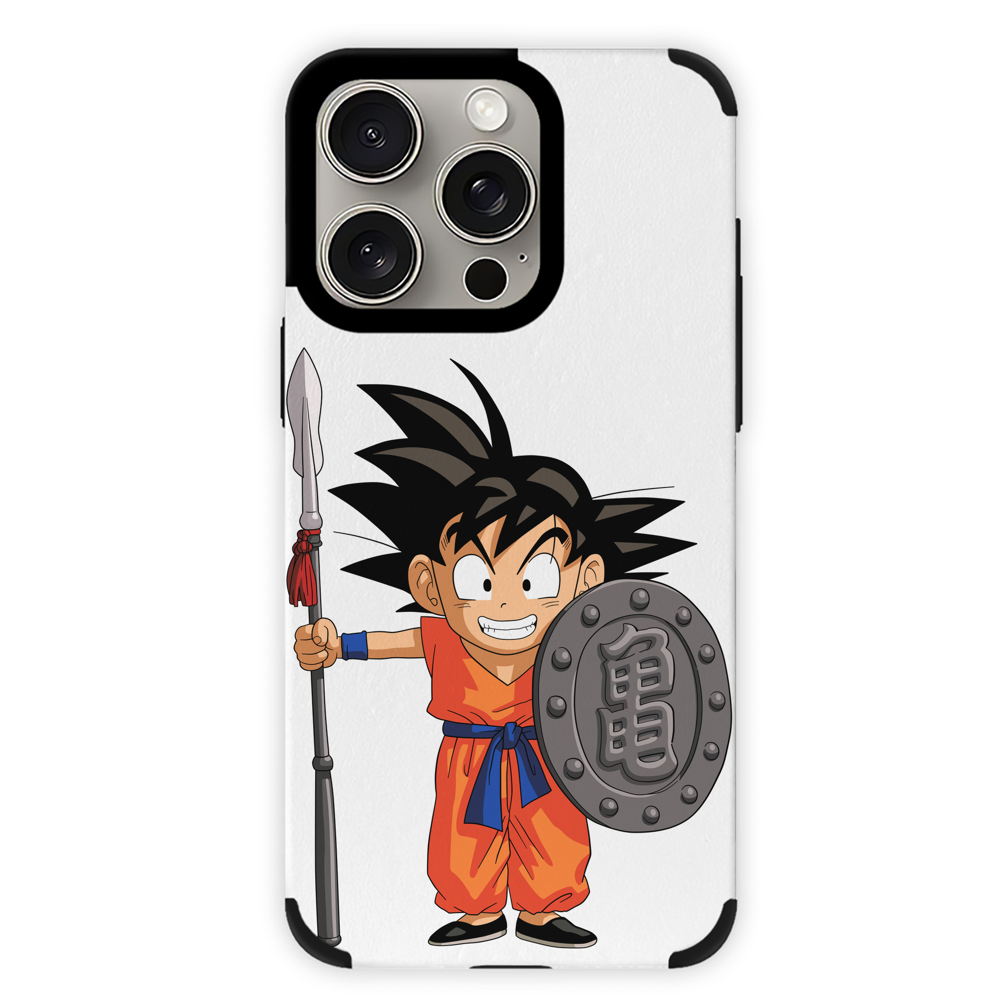 （画像用） ドラゴンボール 孫悟空（そん ごくう）Son Goku カカロット DRAGON BALL Kakarotto 【iPhone15ProMax対応】 PUレザー スマホケース 耐衝撃＆黄変防止