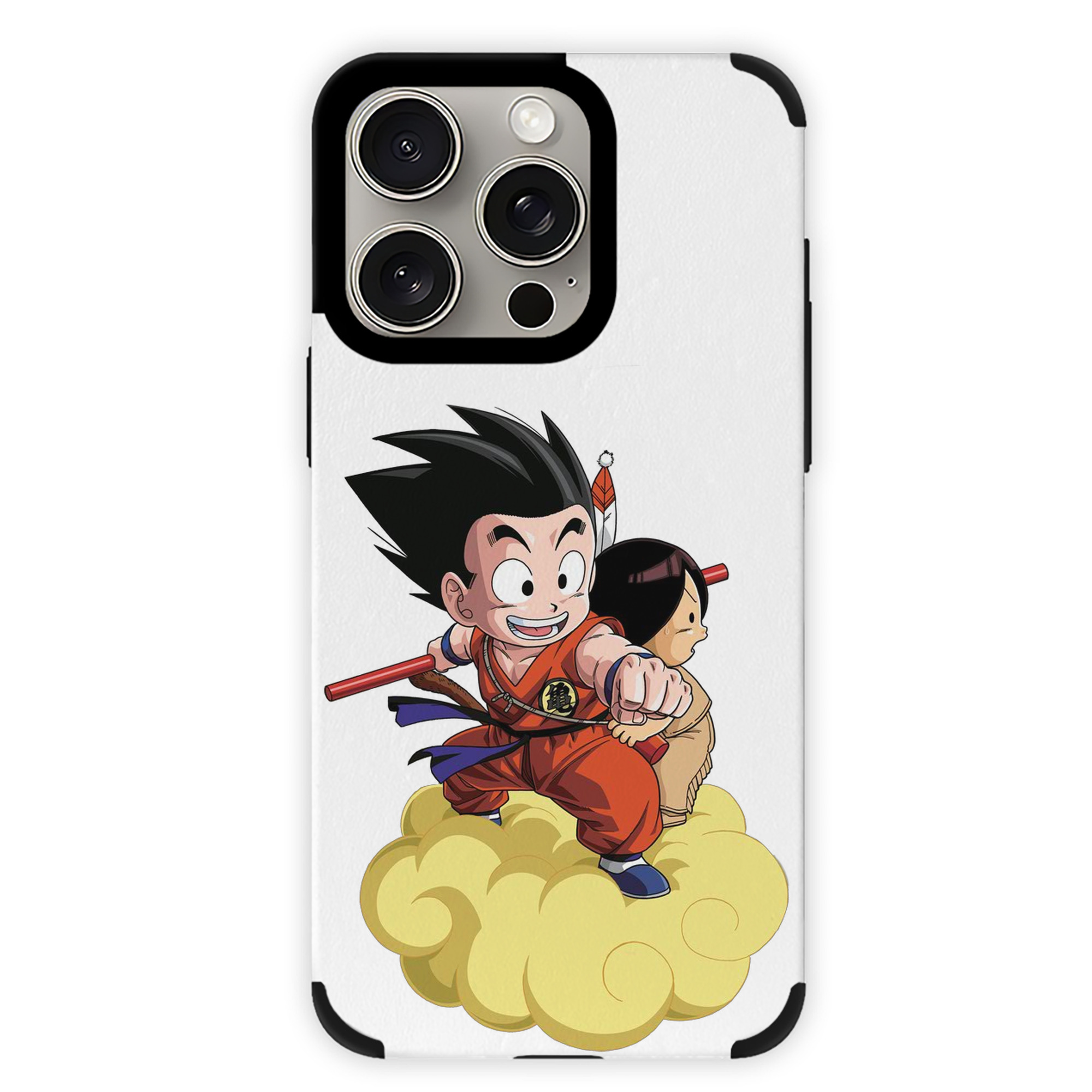 （画像用） ドラゴンボール 孫悟空（そん ごくう）Son Goku カカロット DRAGON BALL Kakarotto 【iPhone15ProMax対応】 PUレザー スマホケース 耐衝撃＆黄変防止