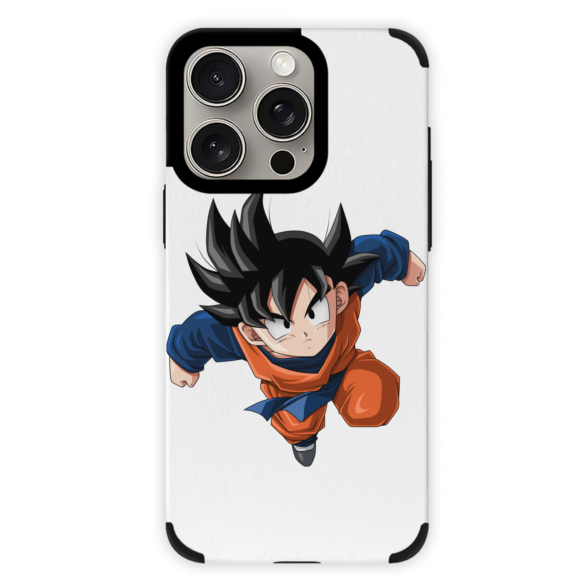 （画像用） ドラゴンボール 孫悟空（そん ごくう）Son Goku カカロット DRAGON BALL Kakarotto 【iPhone15ProMax対応】 PUレザー スマホケース 耐衝撃＆黄変防止