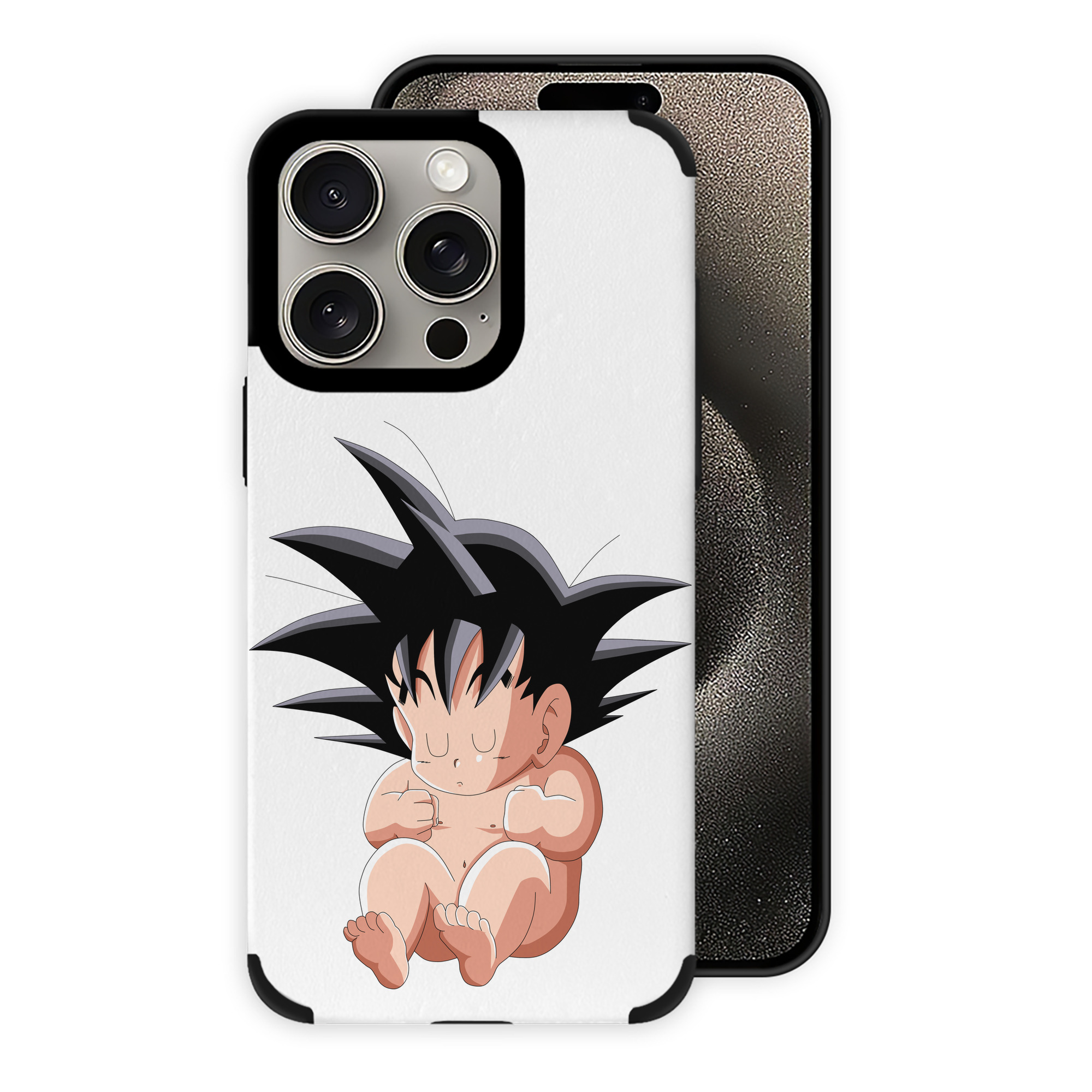 （画像用） ドラゴンボール 孫悟空（そん ごくう）Son Goku カカロット DRAGON BALL Kakarotto 【iPhone15ProMax対応】 PUレザー スマホケース 耐衝撃＆黄変防止