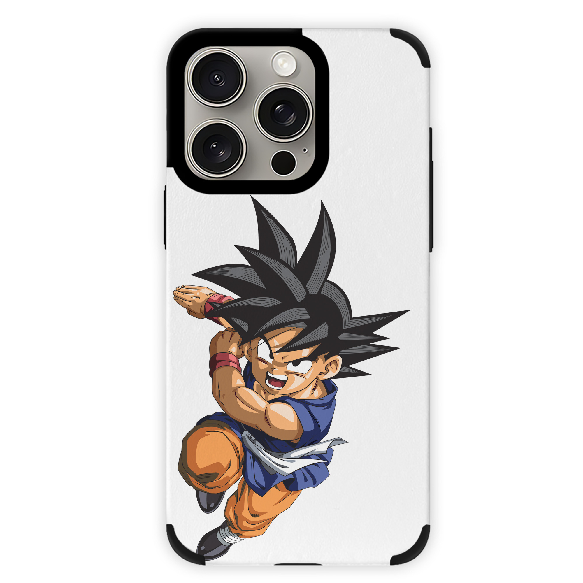 （画像用） ドラゴンボール 孫悟空（そん ごくう）Son Goku カカロット DRAGON BALL Kakarotto 【iPhone15ProMax対応】 PUレザー スマホケース 耐衝撃＆黄変防止
