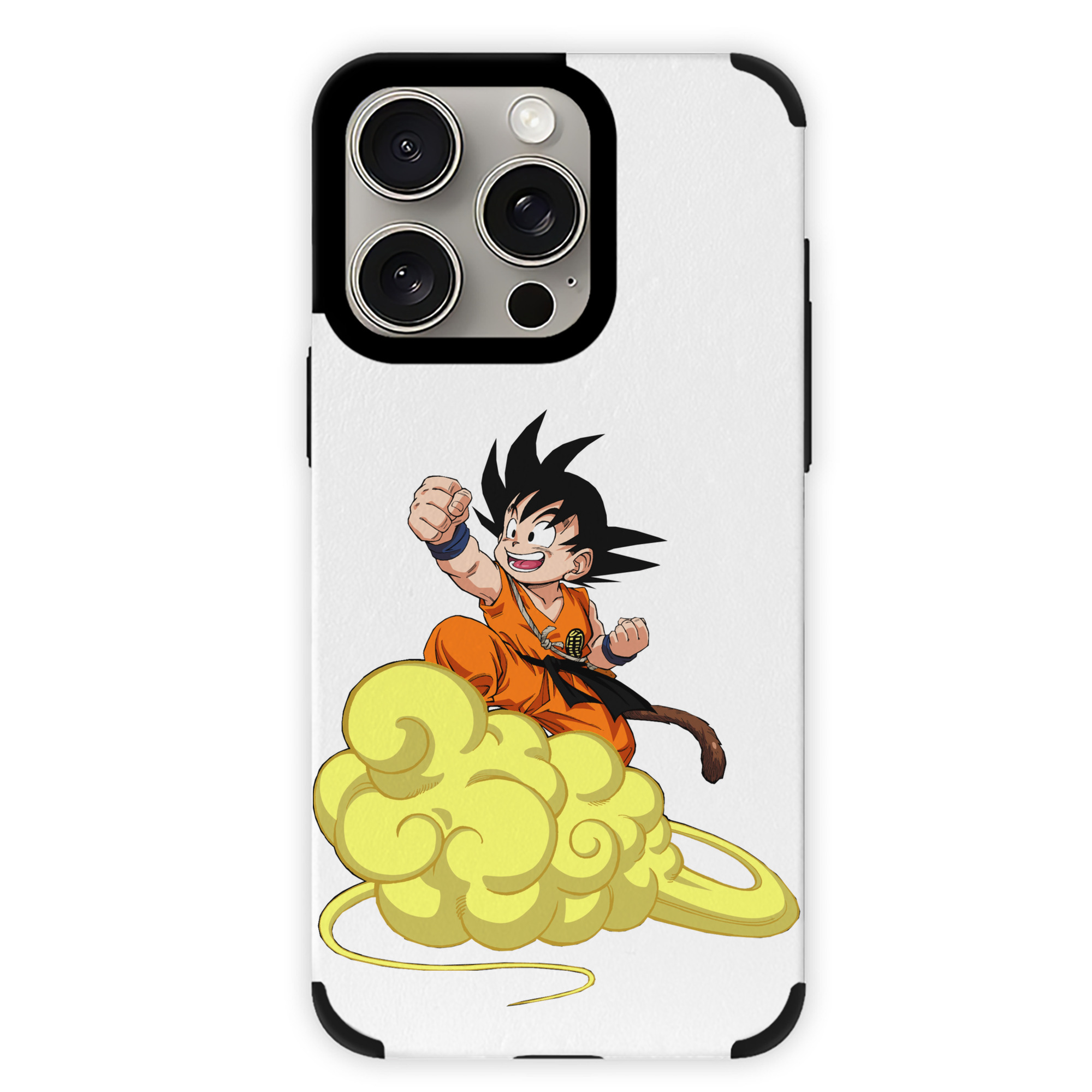 （画像用） ドラゴンボール 孫悟空（そん ごくう）Son Goku カカロット DRAGON BALL Kakarotto 【iPhone15ProMax対応】 PUレザー スマホケース 耐衝撃＆黄変防止
