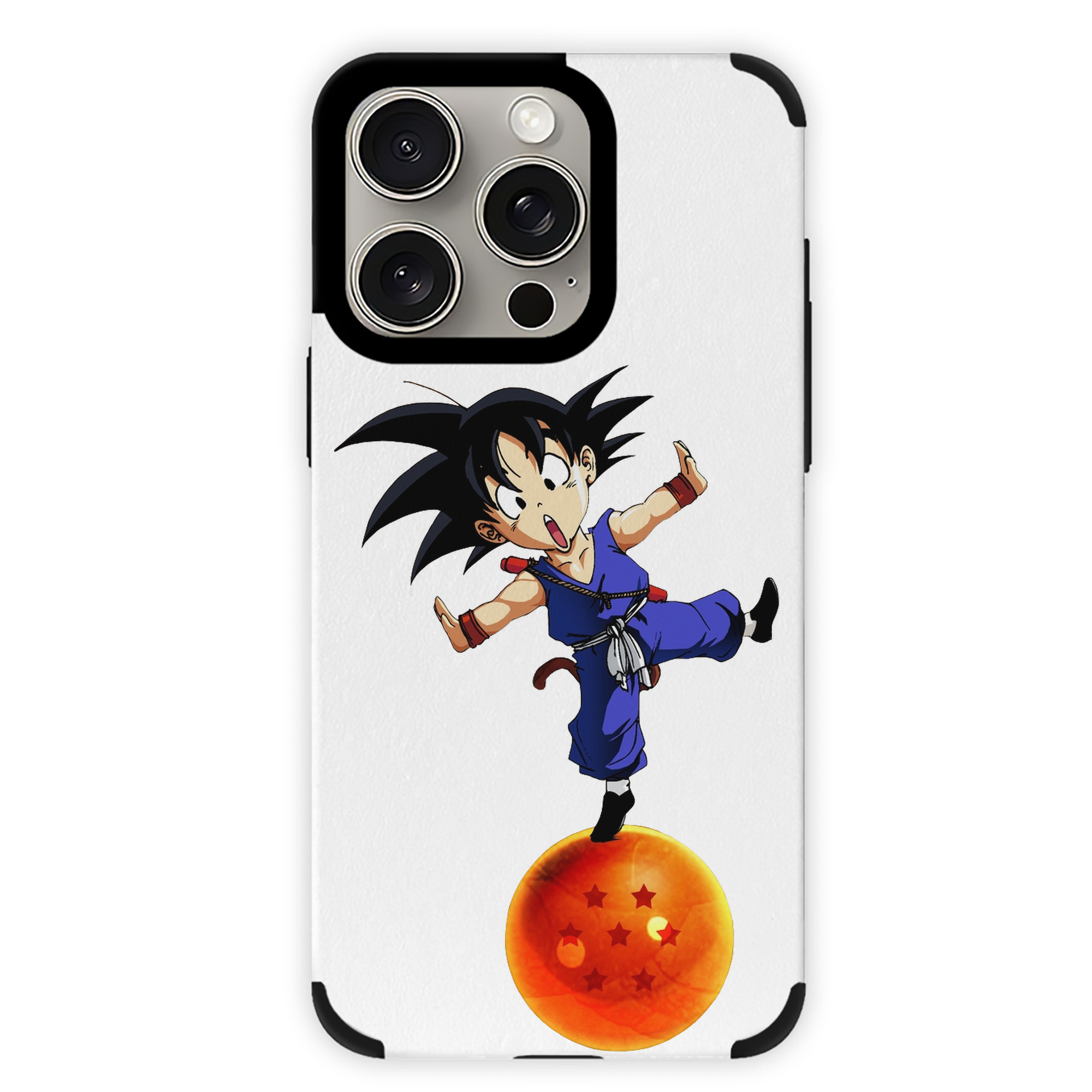 （画像用） ドラゴンボール 孫悟空（そん ごくう）Son Goku カカロット DRAGON BALL Kakarotto 【iPhone15ProMax対応】 PUレザー スマホケース 耐衝撃＆黄変防止