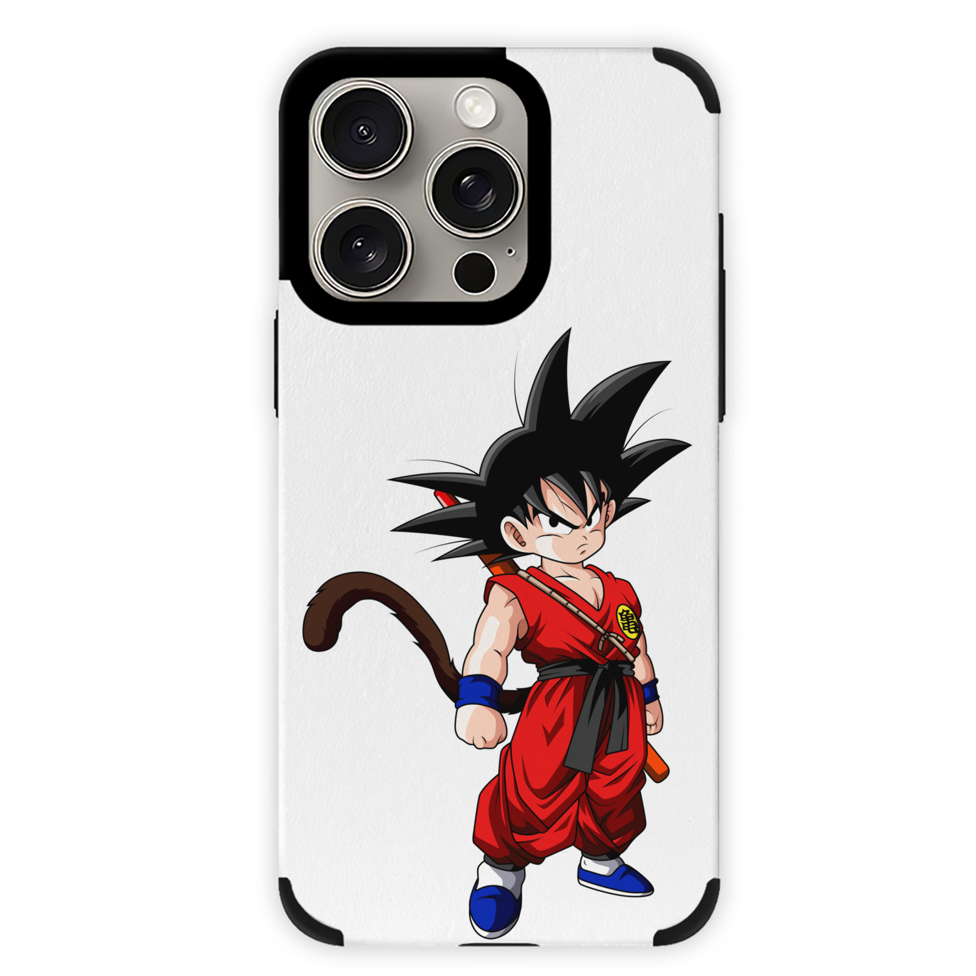 （画像用） ドラゴンボール 孫悟空（そん ごくう）Son Goku カカロット DRAGON BALL Kakarotto 【iPhone15ProMax対応】 PUレザー スマホケース 耐衝撃＆黄変防止