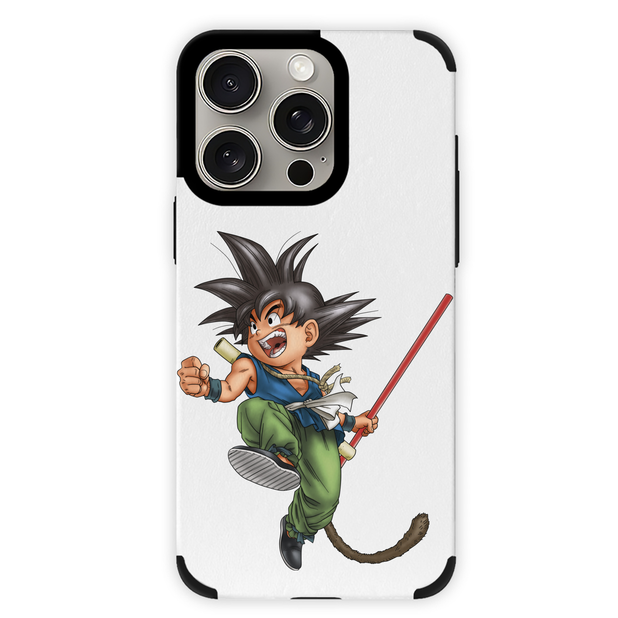 （画像用） ドラゴンボール 孫悟空（そん ごくう）Son Goku カカロット DRAGON BALL Kakarotto 【iPhone15ProMax対応】 PUレザー スマホケース 耐衝撃＆黄変防止
