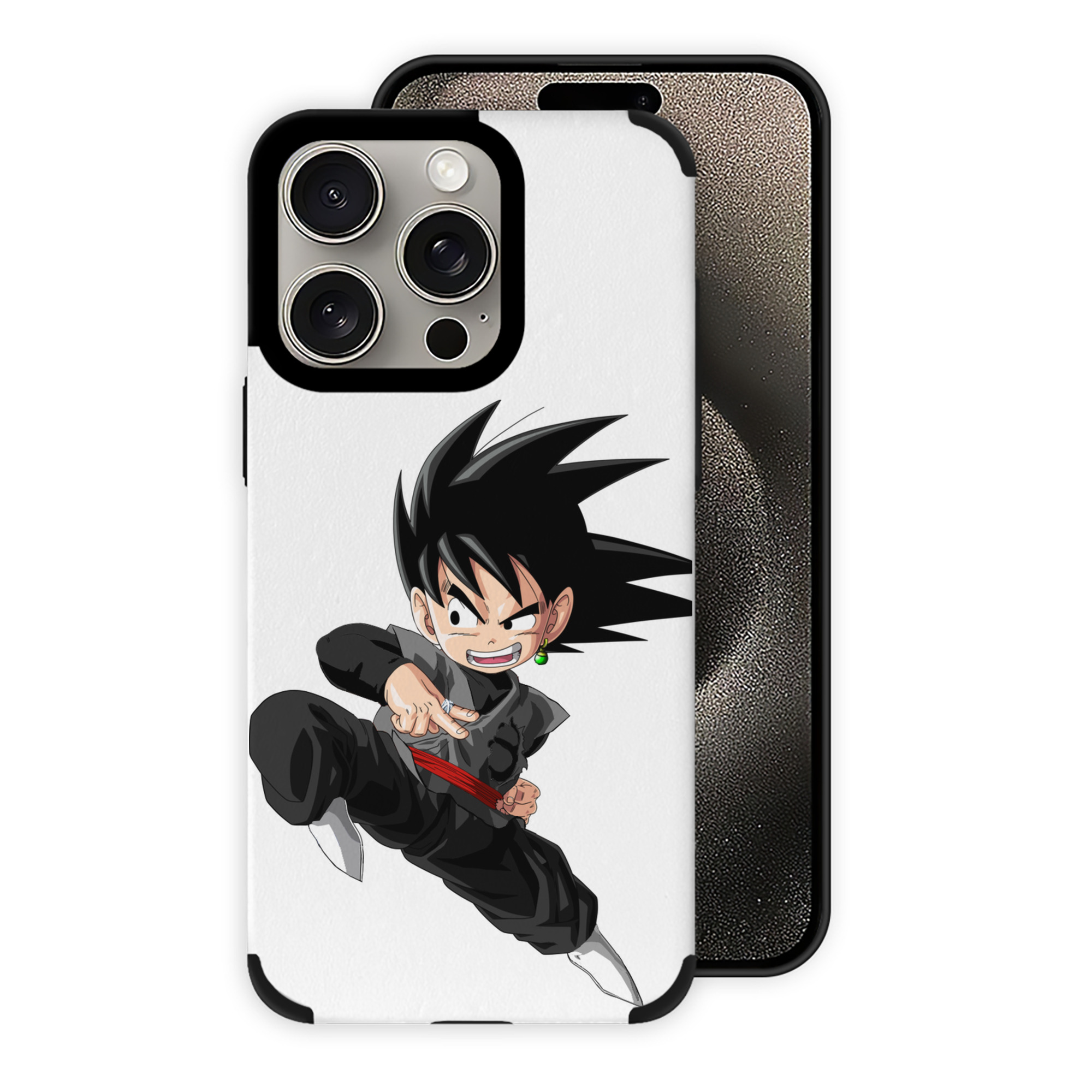 （画像用） ドラゴンボール 孫悟空（そん ごくう）Son Goku カカロット DRAGON BALL Kakarotto 【iPhone15ProMax対応】 PUレザー スマホケース 耐衝撃＆黄変防止