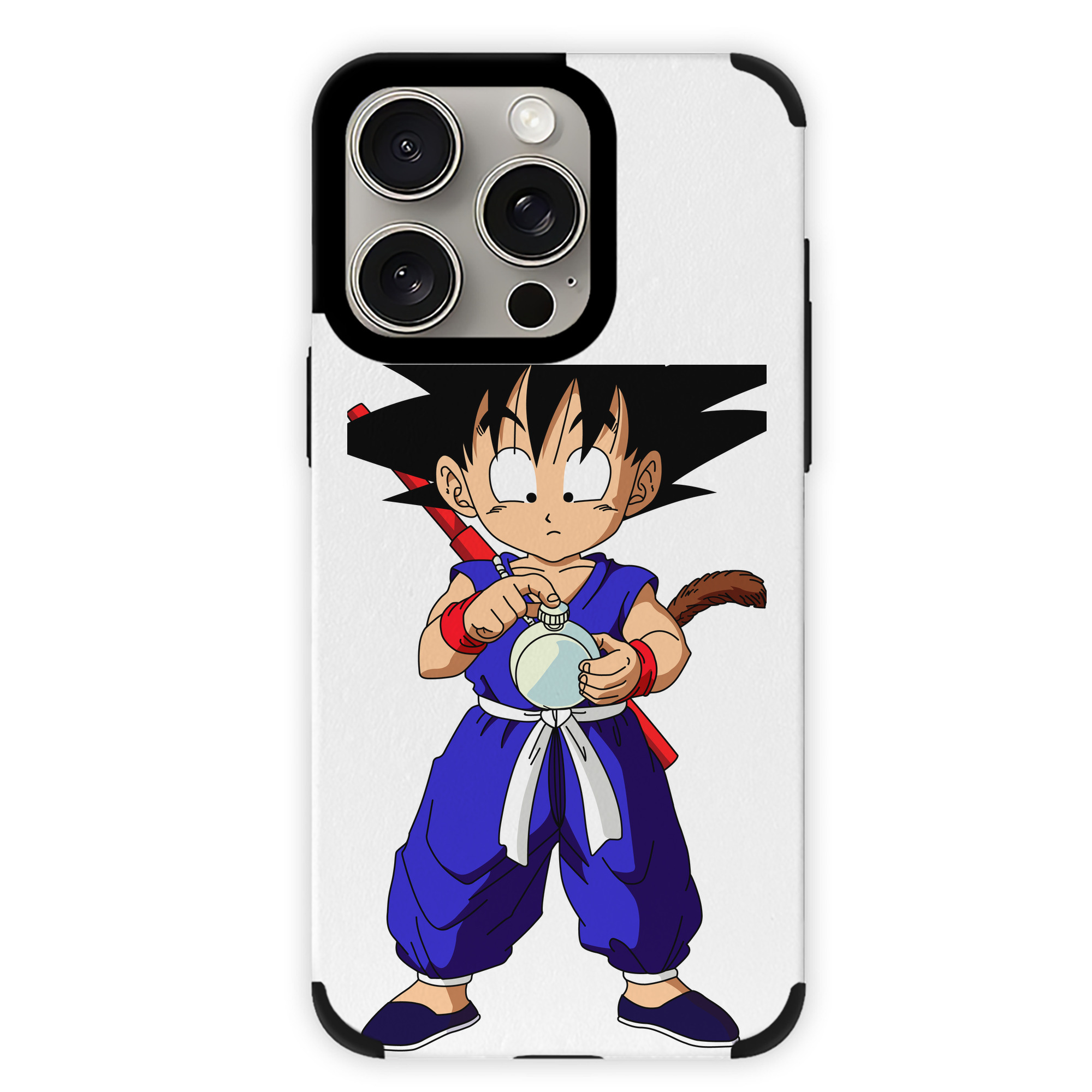 （画像用） ドラゴンボール 孫悟空（そん ごくう）Son Goku カカロット DRAGON BALL Kakarotto 【iPhone15ProMax対応】 PUレザー スマホケース 耐衝撃＆黄変防止