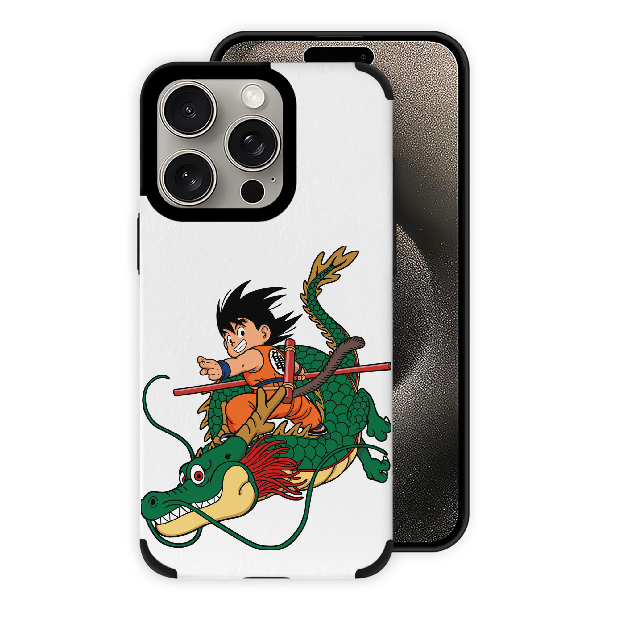 （画像用） ドラゴンボール 孫悟空（そん ごくう）Son Goku カカロット DRAGON BALL Kakarotto 【iPhone15ProMax対応】 PUレザー スマホケース 耐衝撃＆黄変防止