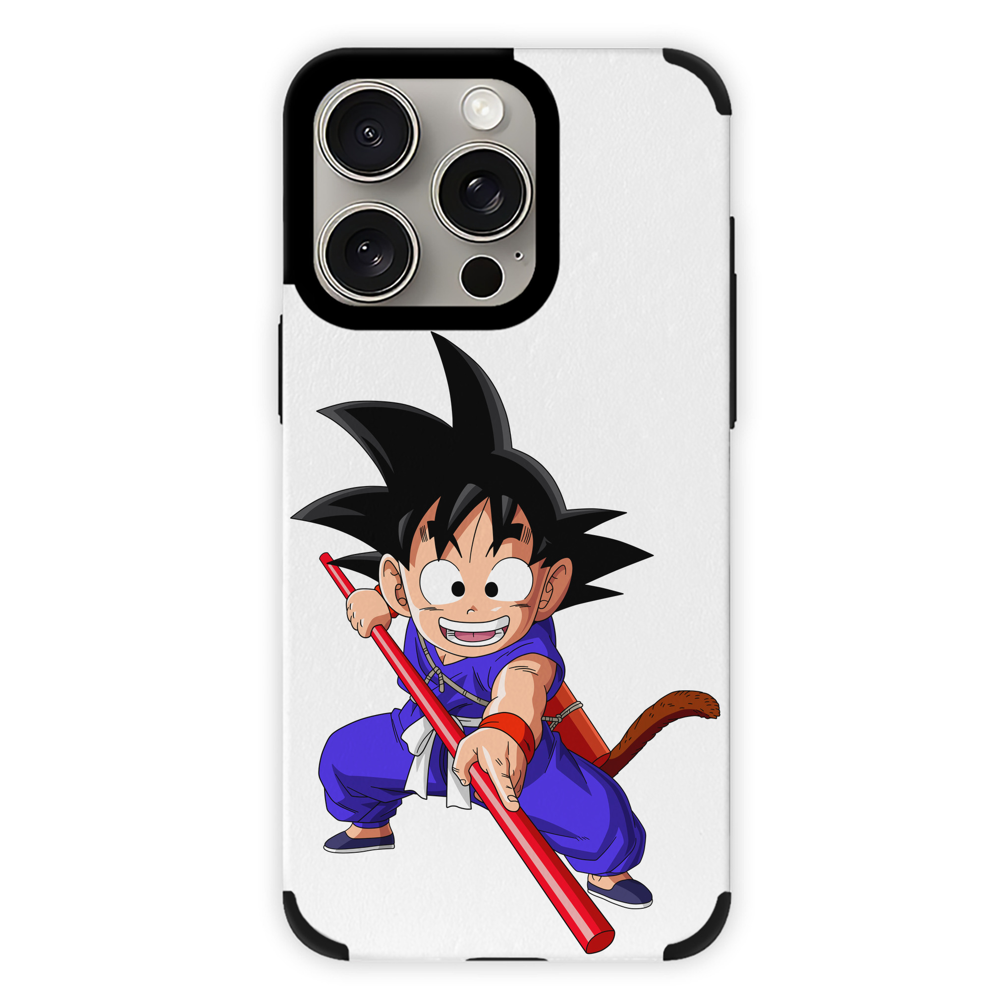 （画像用） ドラゴンボール 孫悟空（そん ごくう）Son Goku カカロット DRAGON BALL Kakarotto 【iPhone15ProMax対応】 PUレザー スマホケース 耐衝撃＆黄変防止