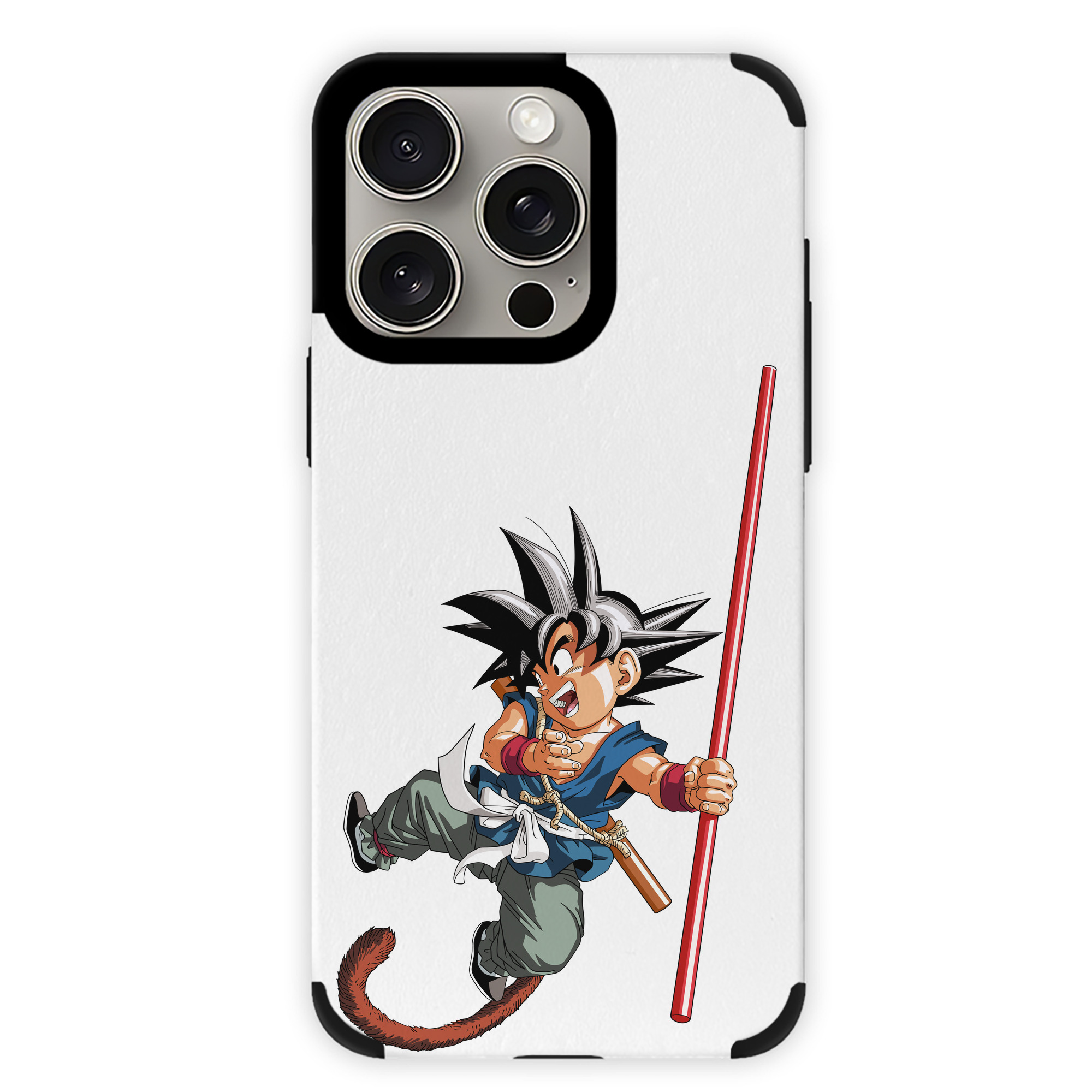 （画像用） ドラゴンボール 孫悟空（そん ごくう）Son Goku カカロット DRAGON BALL Kakarotto 【iPhone15ProMax対応】 PUレザー スマホケース 耐衝撃＆黄変防止